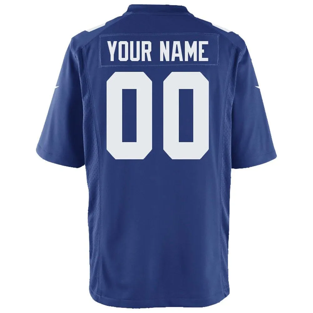 New York Giants  Youth Custom Game Jersey - Royal