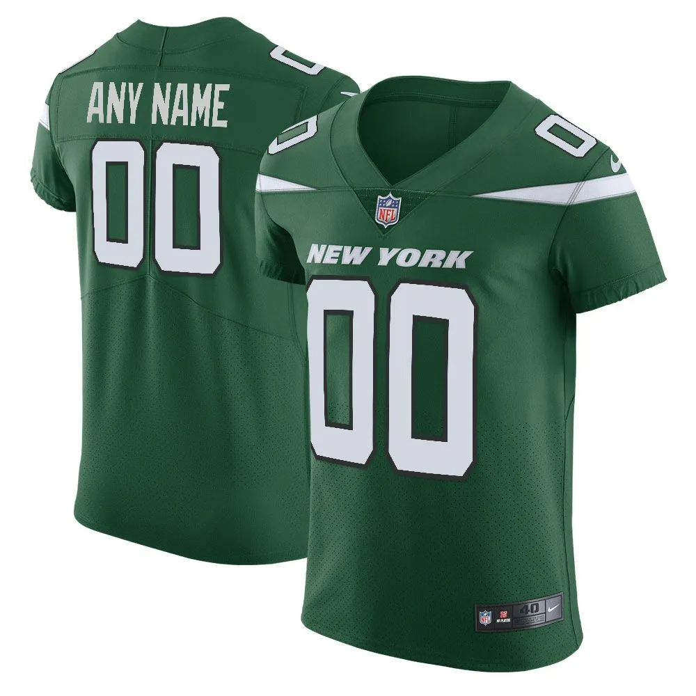 New York Jets  Vapor Untouchable Elite Custom Jersey - Gotham Green