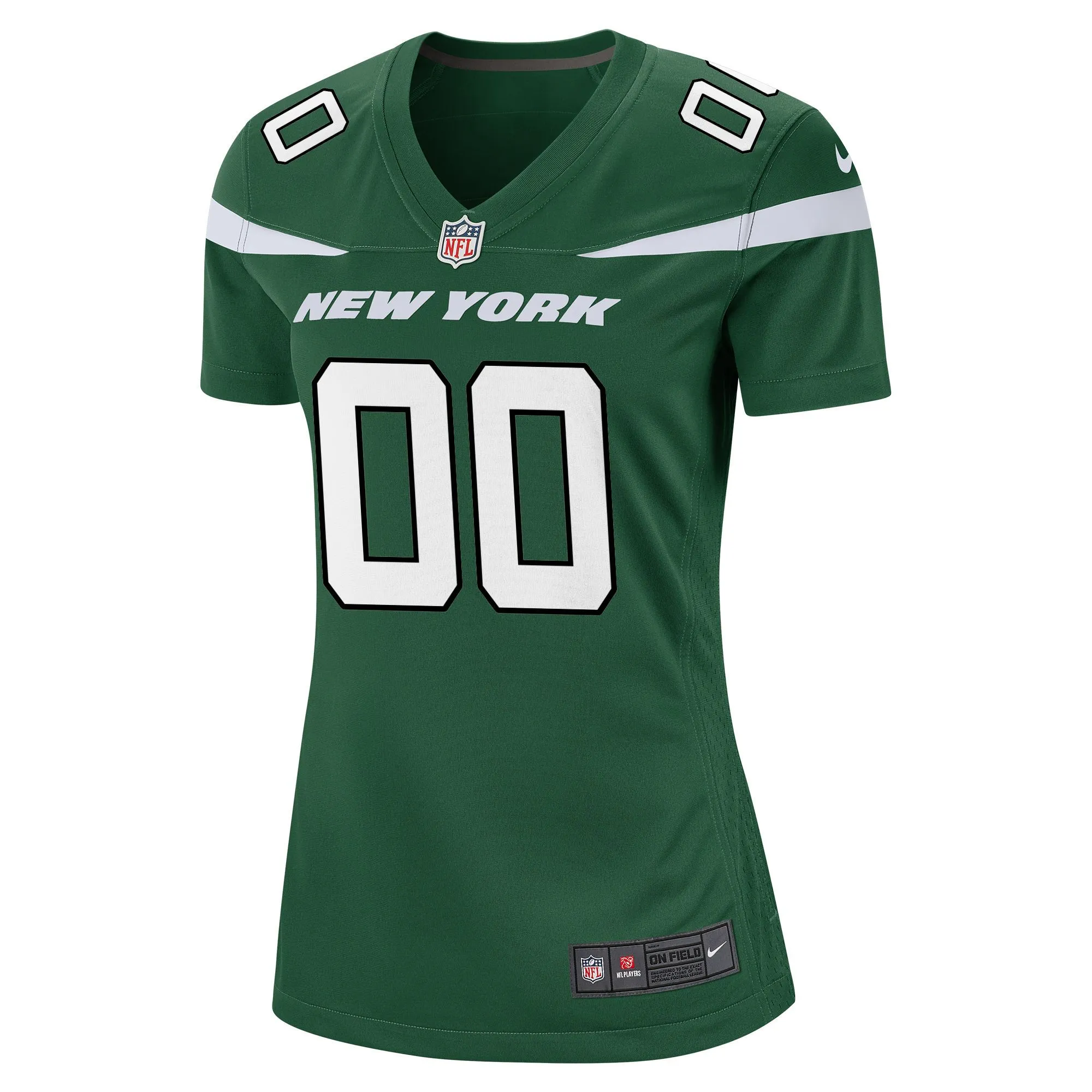 New York Jets  Women's Custom Game Jersey - Gotham Green