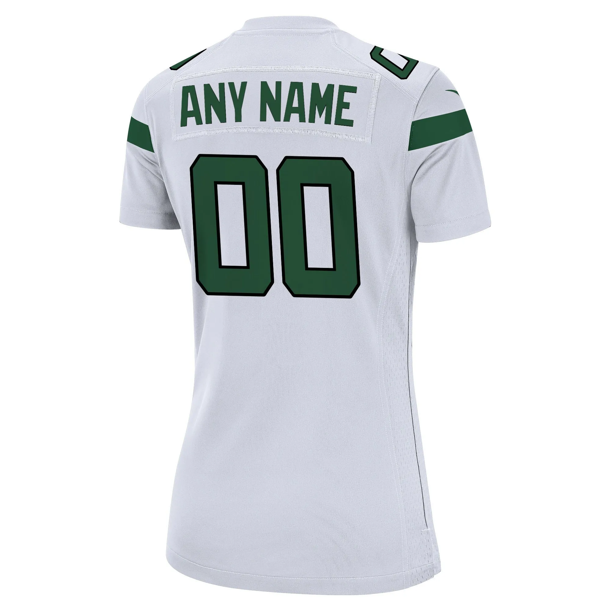 New York Jets  Women's Custom Game Jersey - White