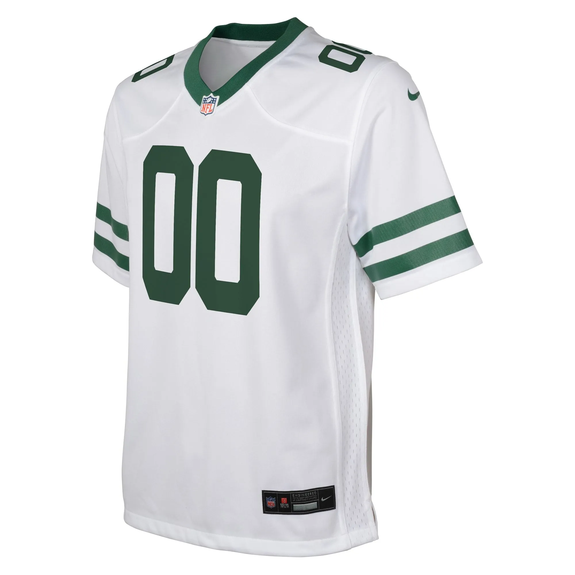 New York Jets  Youth Legacy Custom Game Jersey - White