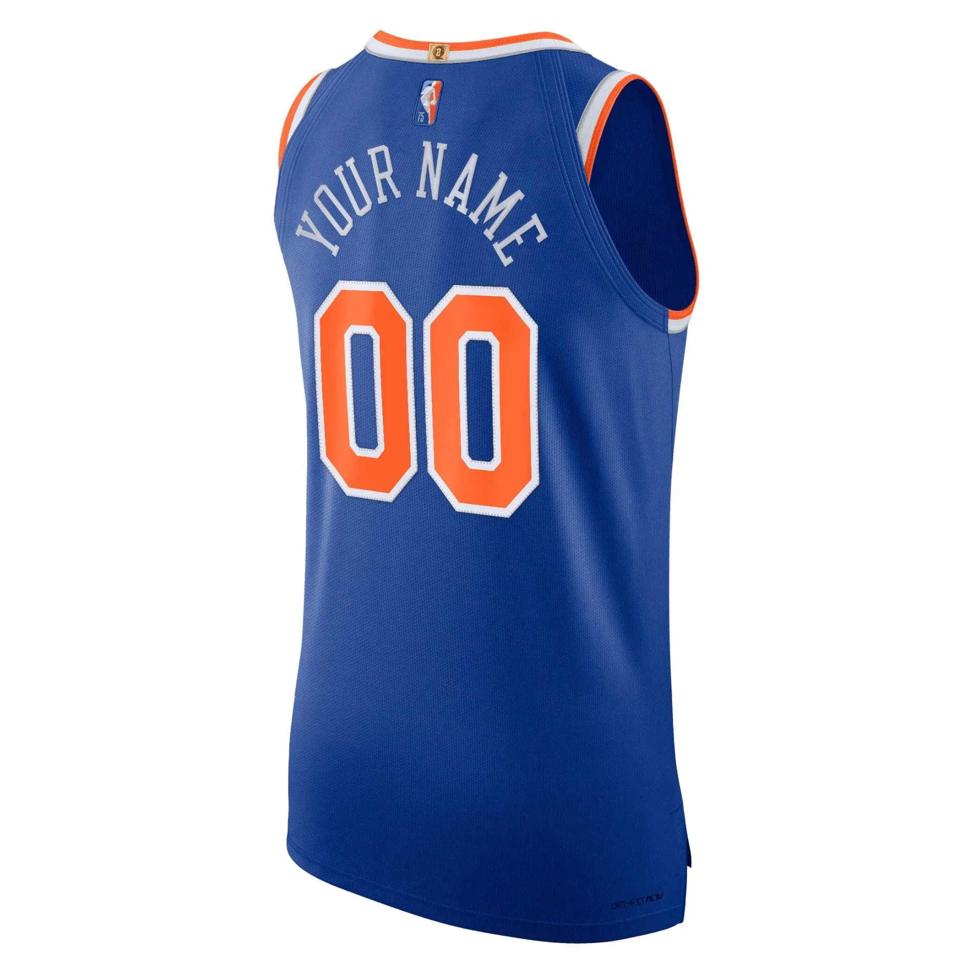 New York Knicks  2021/22 Diamond Swingman  Custom Jersey - Icon Edition - Blue