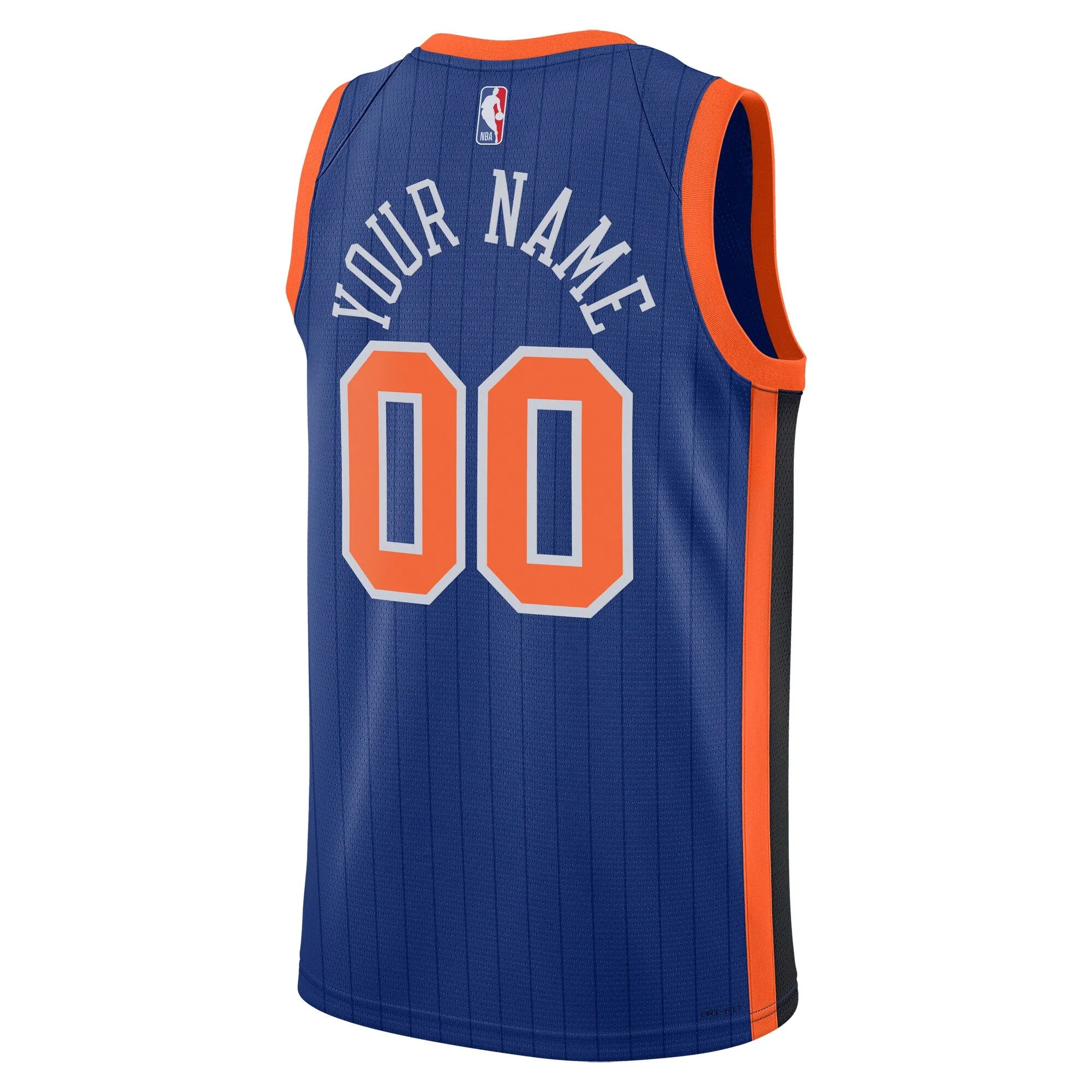 New York Knicks  Unisex 2023/24 Custom Swingman Jersey - Blue - City Edition