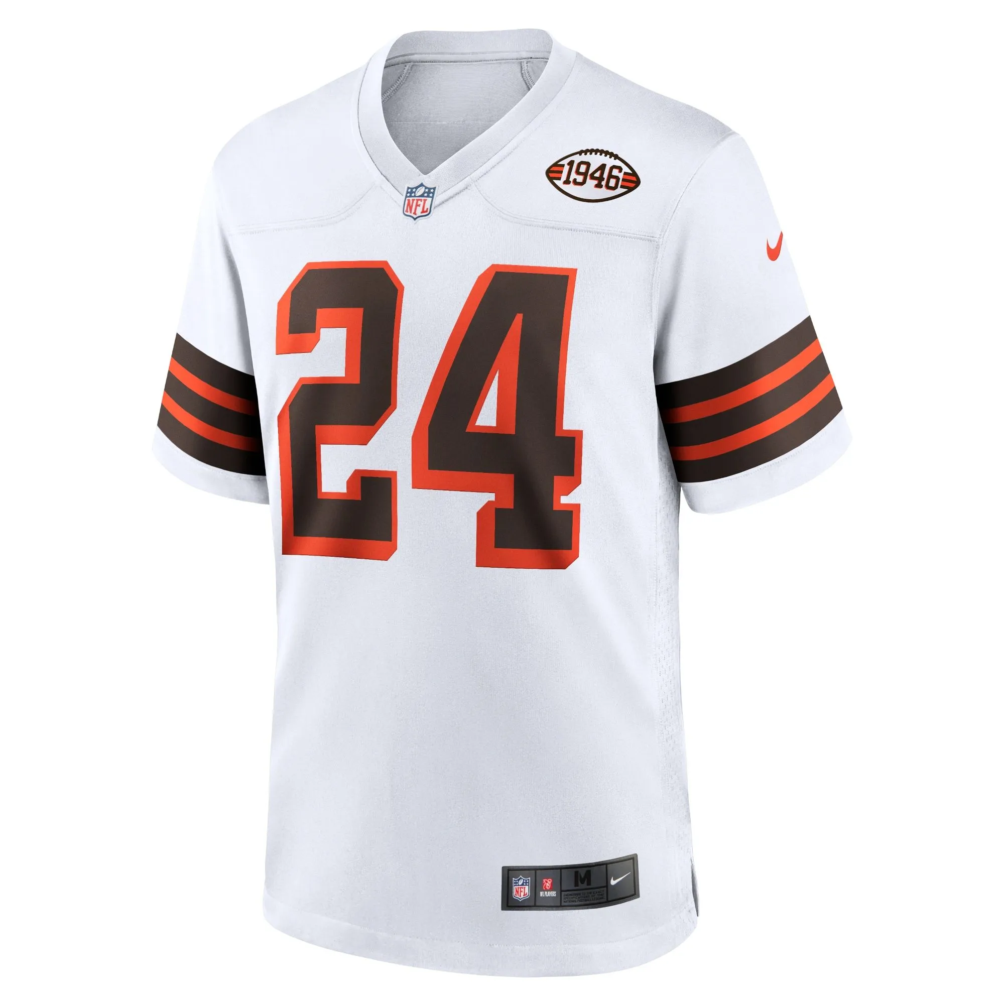 Nick Chubb Cleveland Browns  1946 Collection Alternate Game Jersey - White