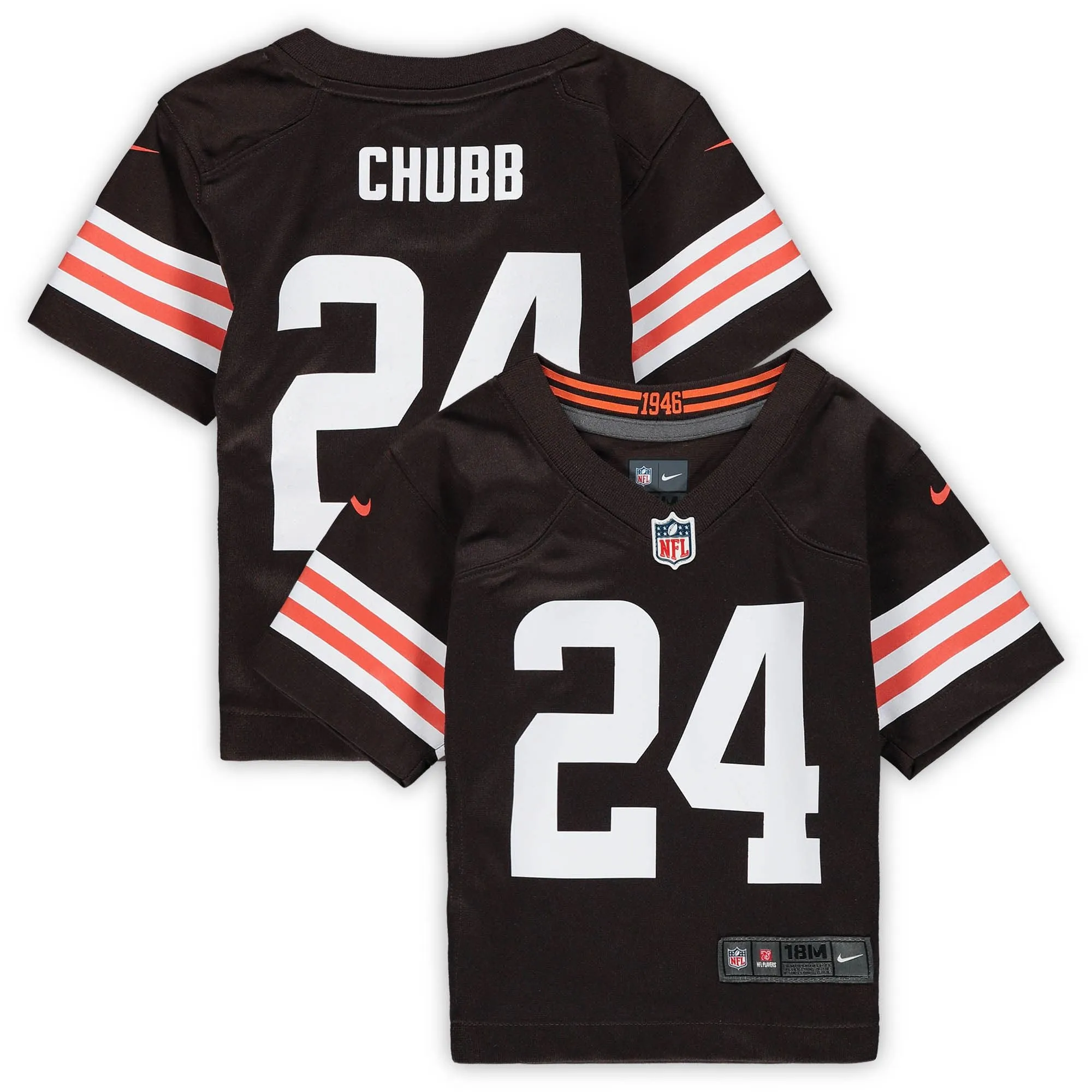 Nick Chubb Cleveland Browns  Infant Game Jersey - Brown