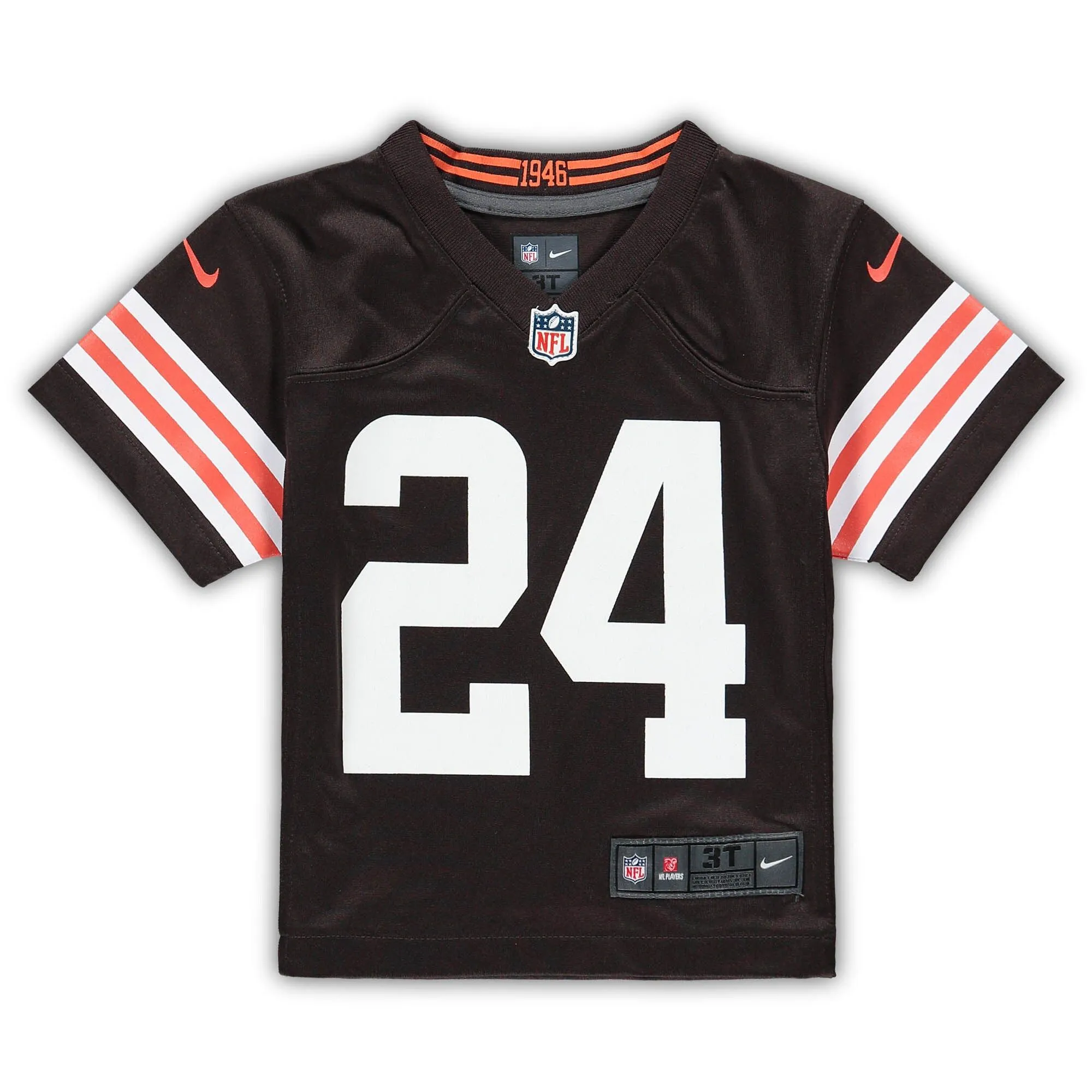 Nick Chubb Cleveland Browns  Toddler Game Jersey - Brown