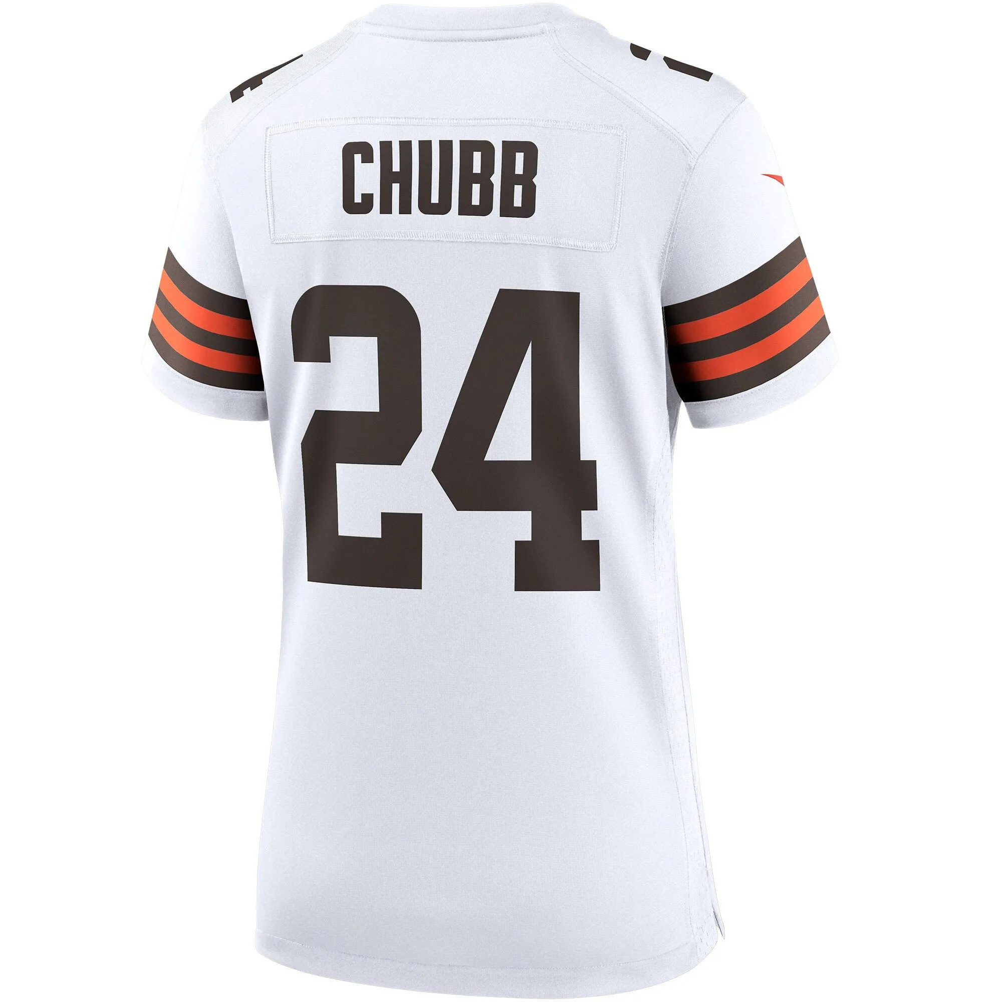 Nick Chubb Cleveland Browns  Women's Game Jersey - White