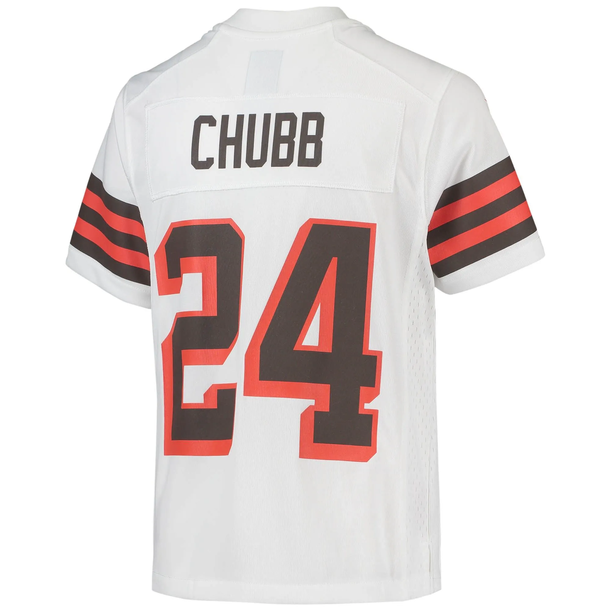 Nick Chubb Cleveland Browns  Youth Game Jersey - White