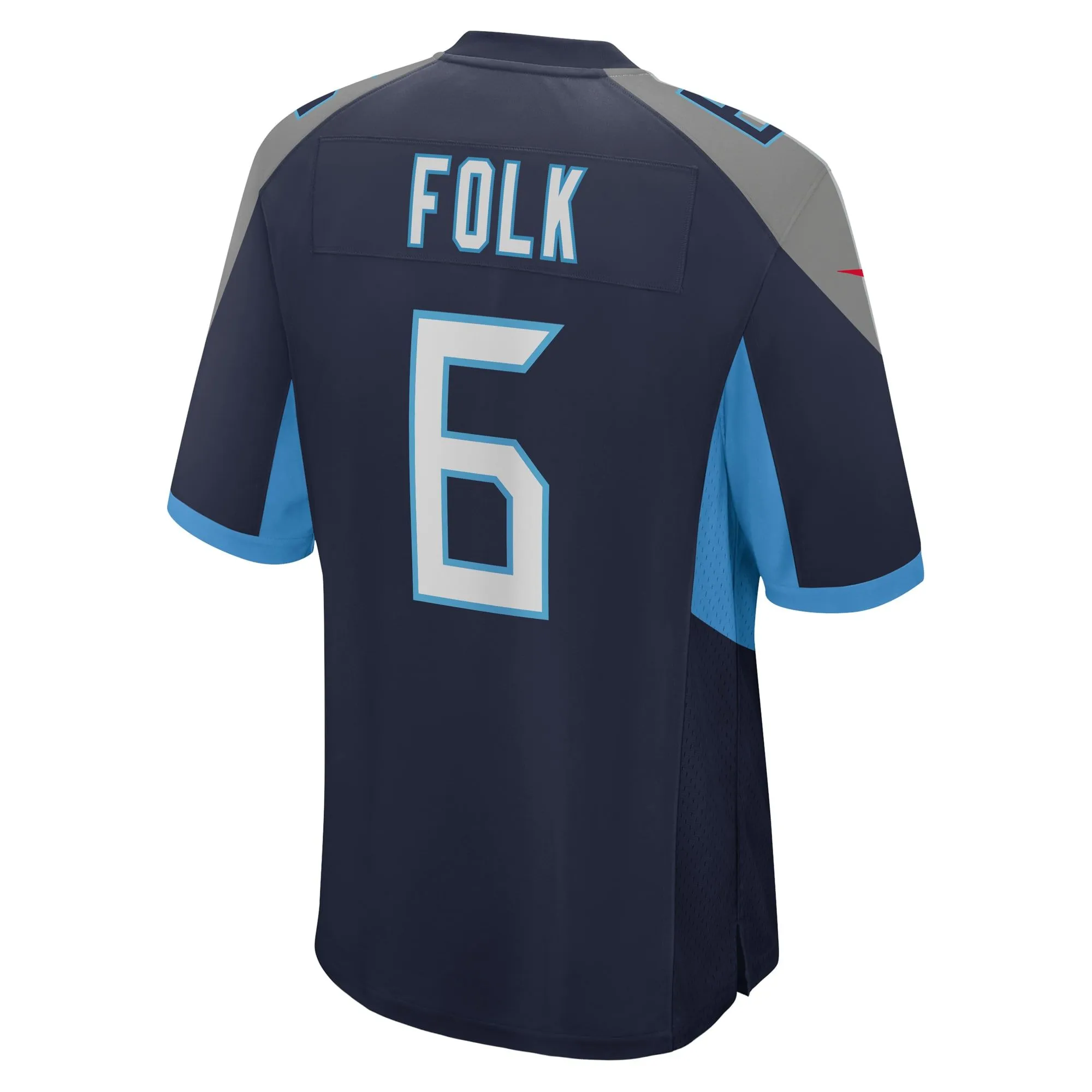 Nick Folk Tennessee Titans  Team Game Jersey -  Navy