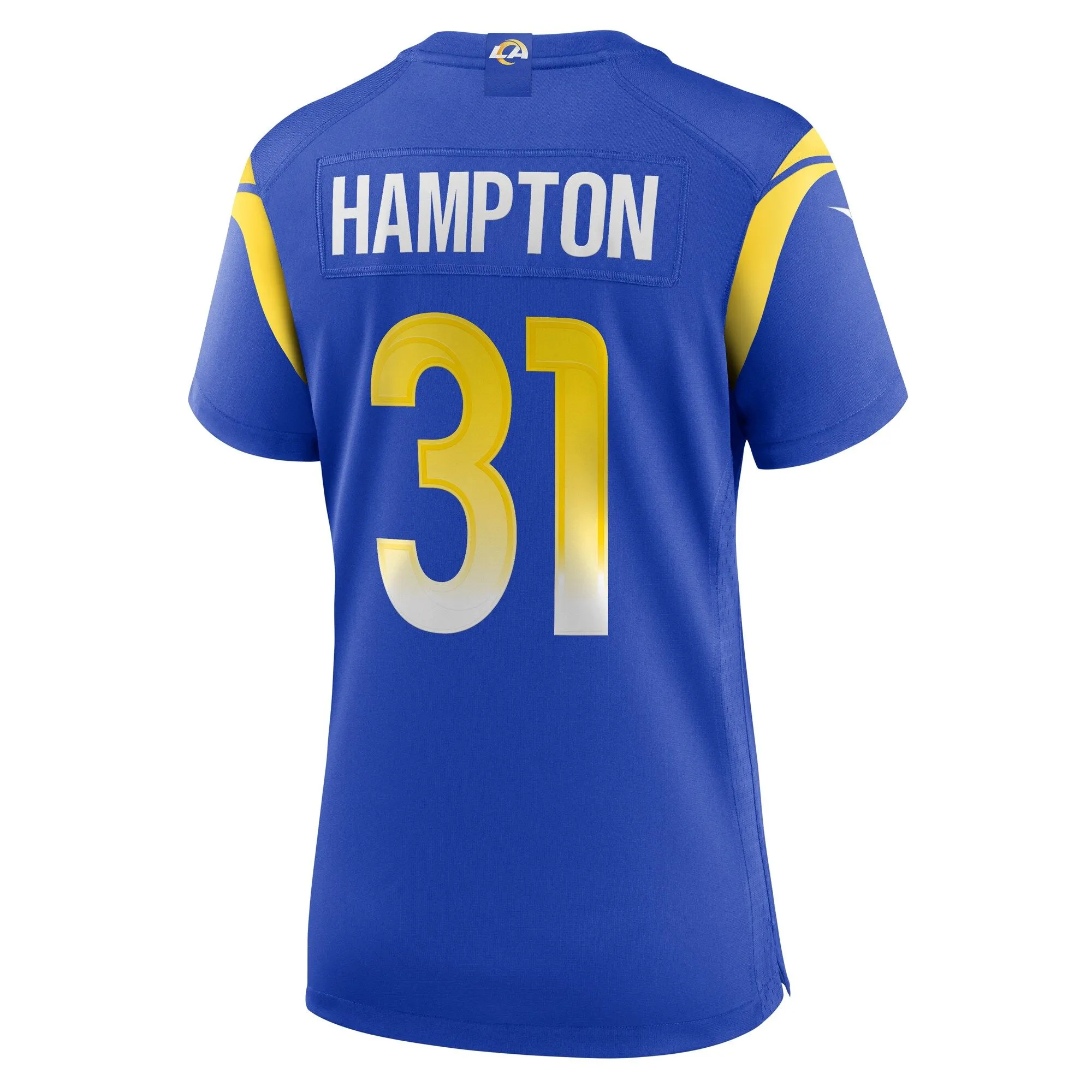 Nick Hampton Los Angeles Rams  Women's Home Game Jersey - Royal