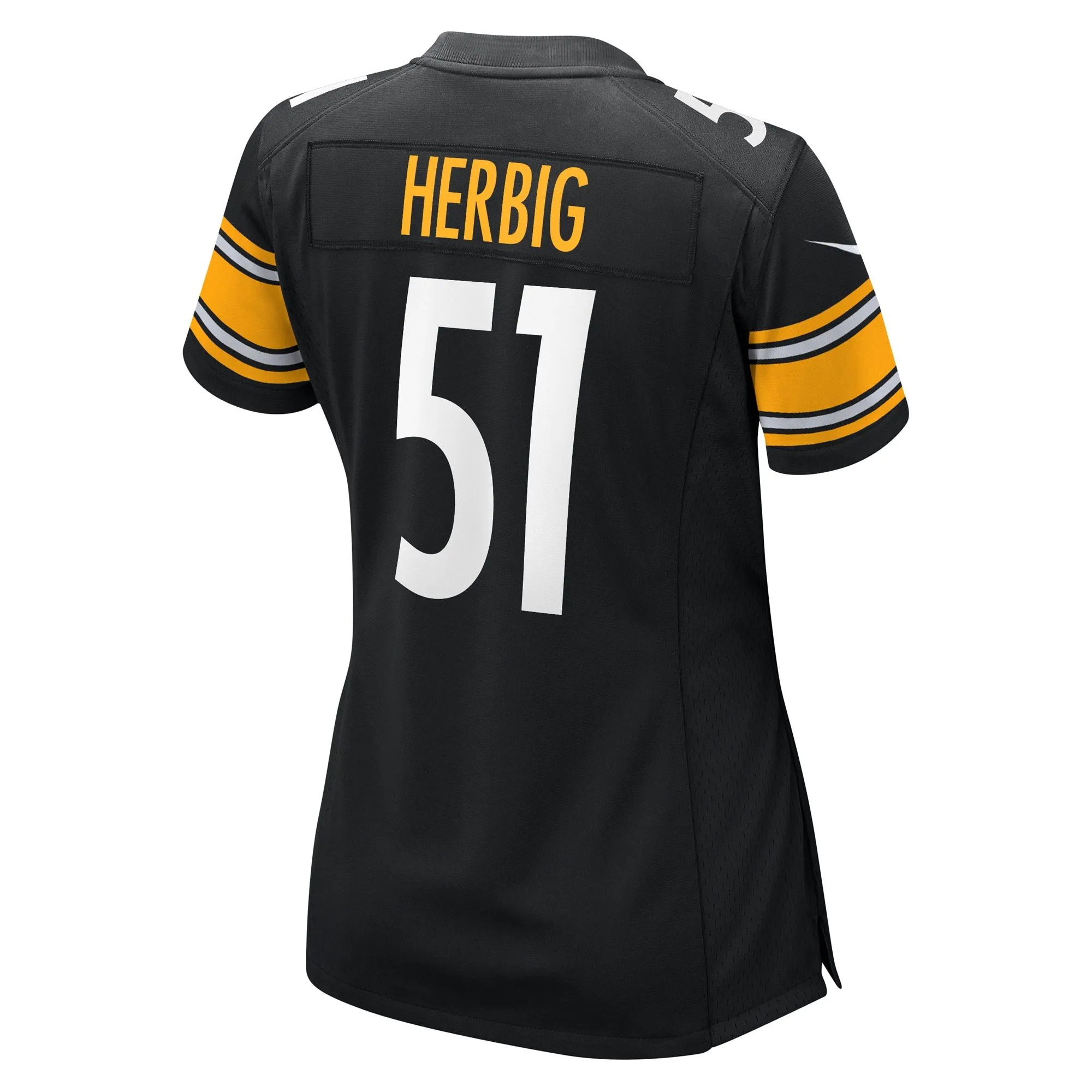 Nick Herbig Pittsburgh Steelers  Women's  Game Jersey -  Black