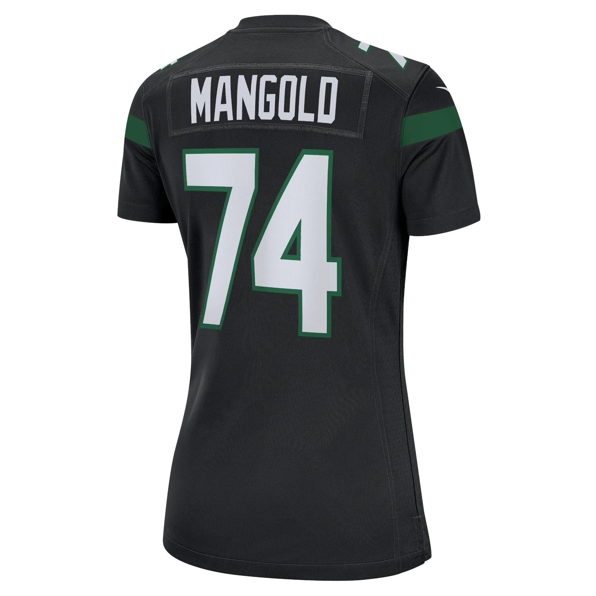 Nick Mangold New York Jets  Women's Retired Player Jersey - Black