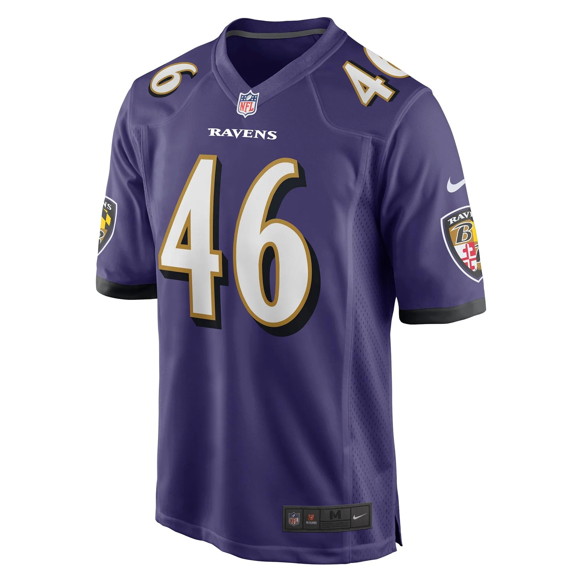 Nick Moore Baltimore Ravens  Game Jersey - Purple