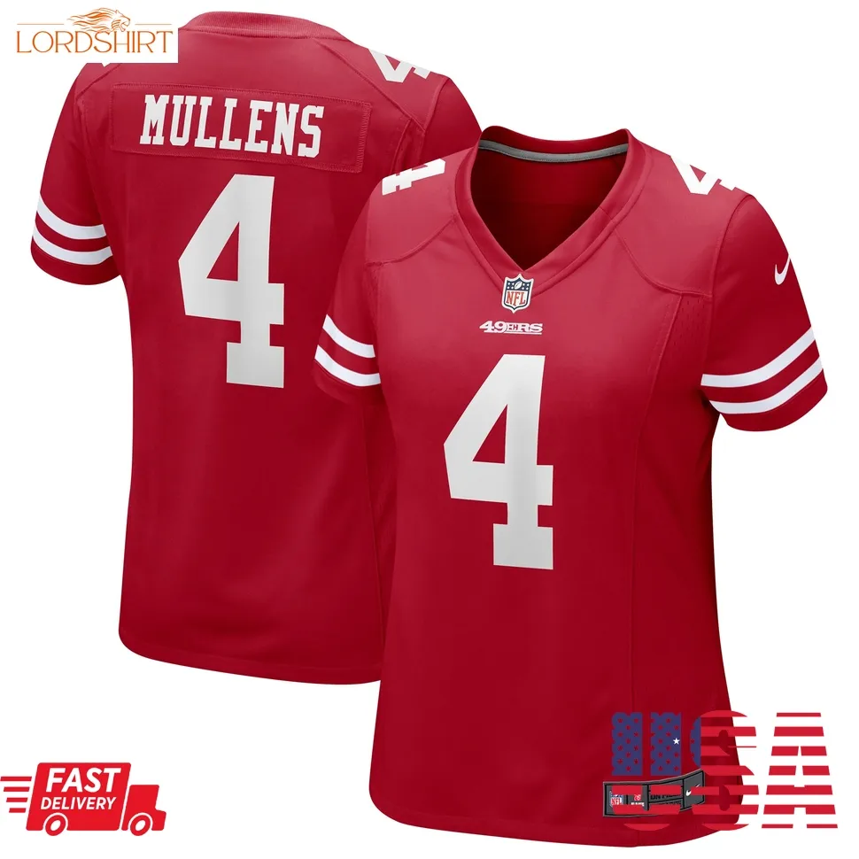 Nick Mullens San Francisco 49Ers  Women's Game Jersey   Scarlet