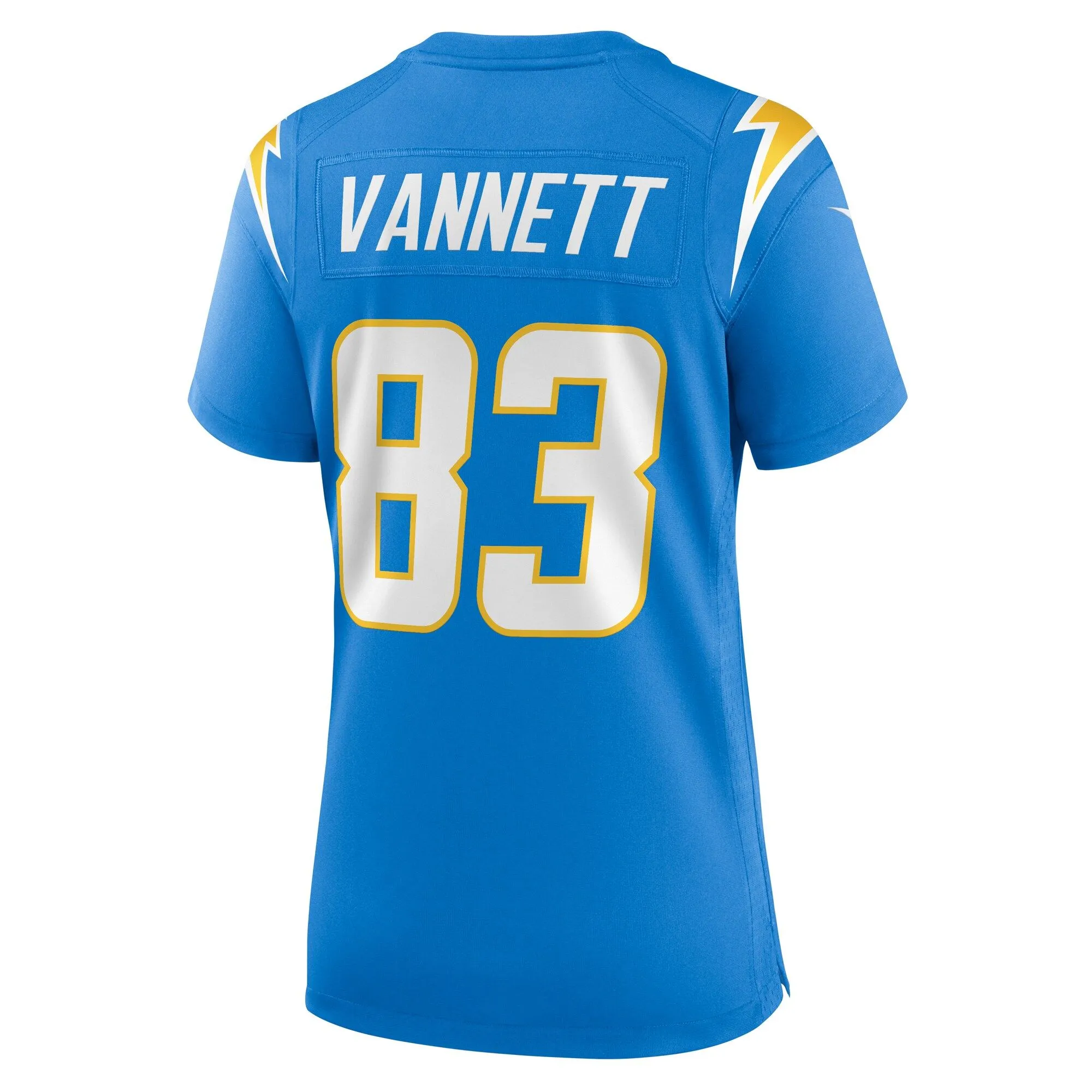 Nick Vannett Los Angeles Chargers  Women's Team Game Jersey -  Powder Blue