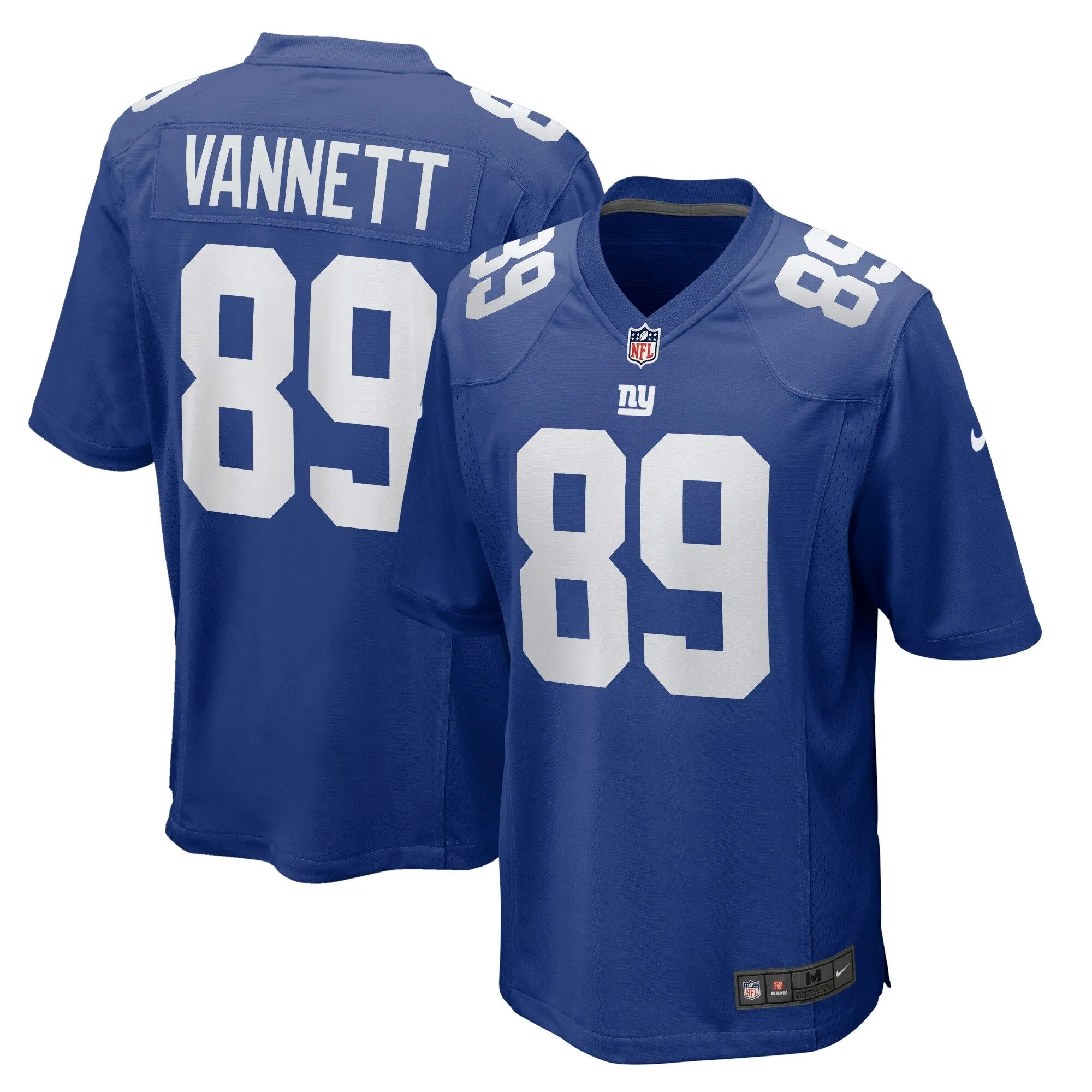 Nick Vannett New York Giants  Home Game Player Jersey - Royal