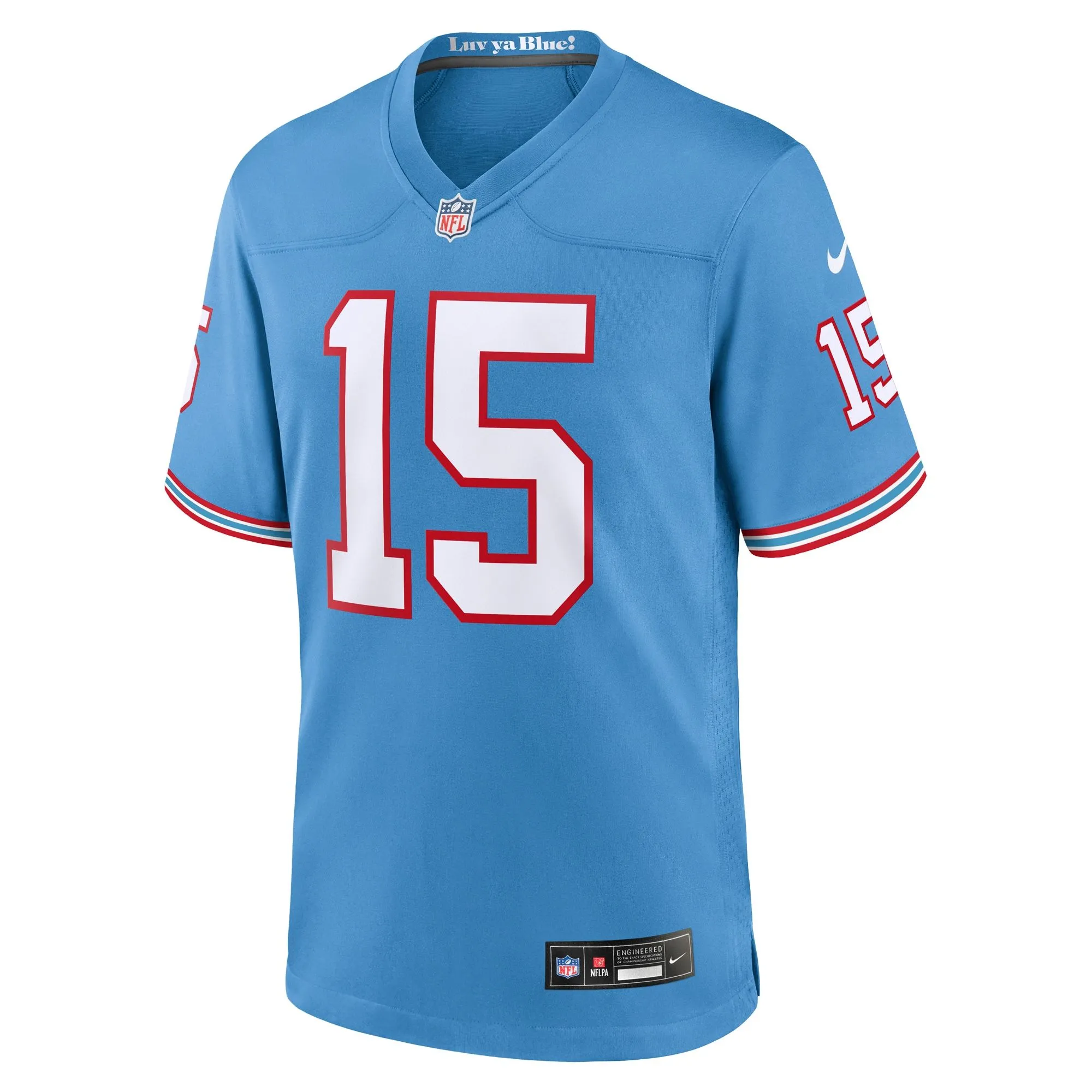 Nick Westbrook-Ikhine Tennessee Titans  Oilers Throwback Player Game Jersey - Light Blue