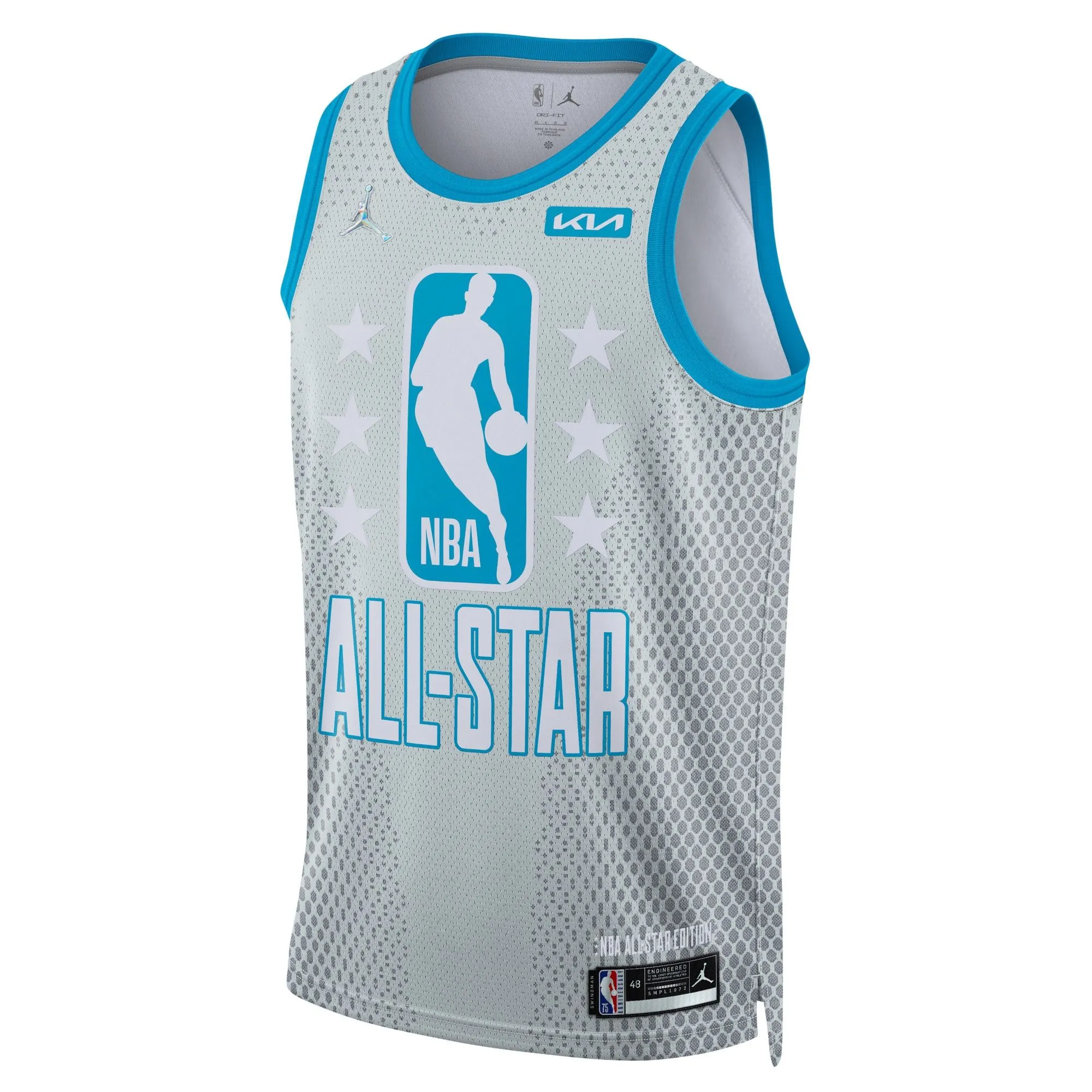 2022 NBA All-Star Game Swingman Custom Jersey - Gray