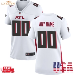 Atlanta Falcons Women's Custom Game Jersey   White