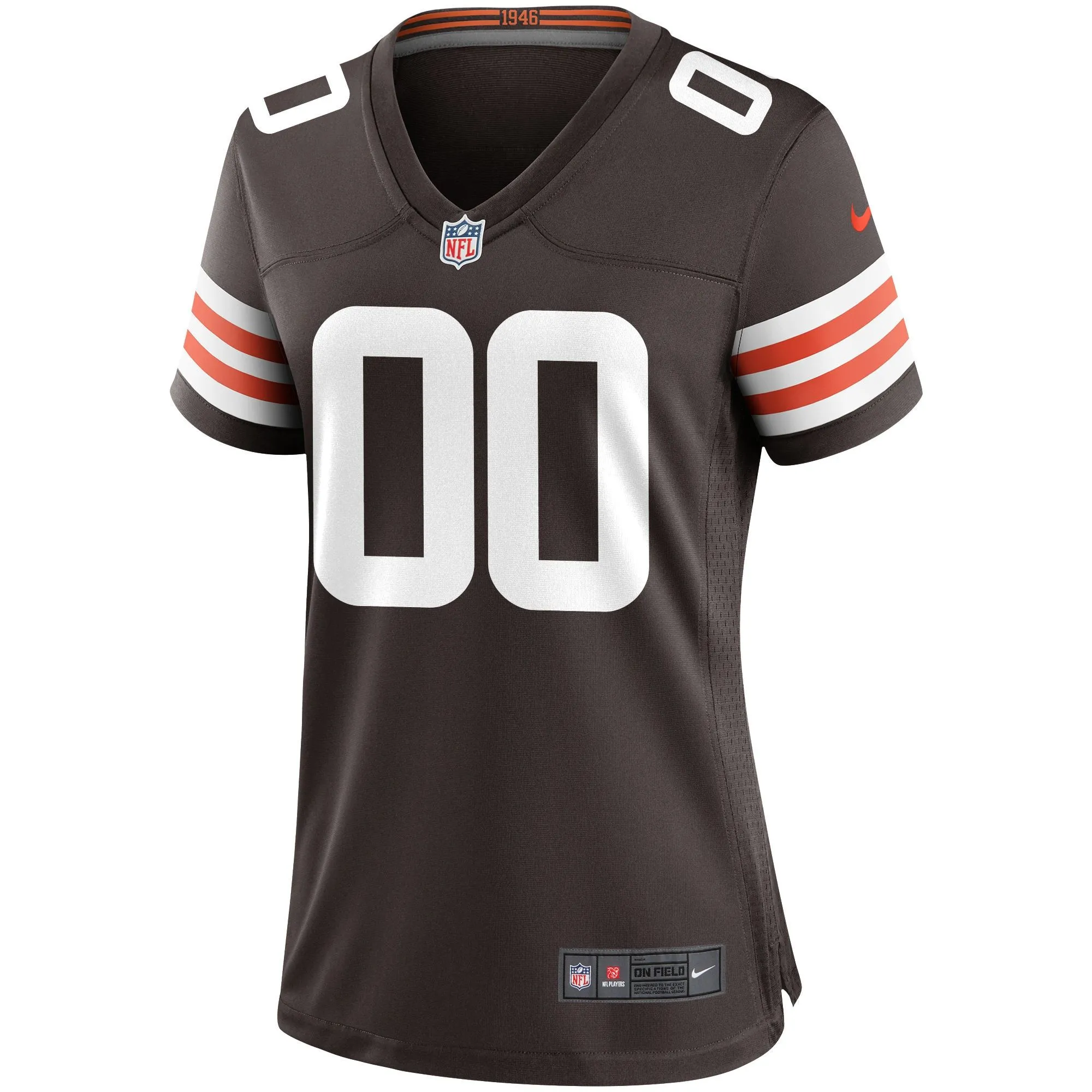 Cleveland Browns Women's Custom Game Jersey - Brown