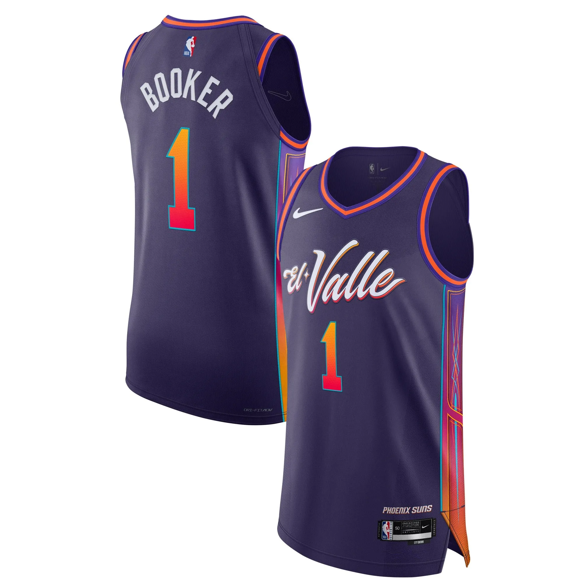 Devin Booker Phoenix Suns   Jersey - City Edition - Purple