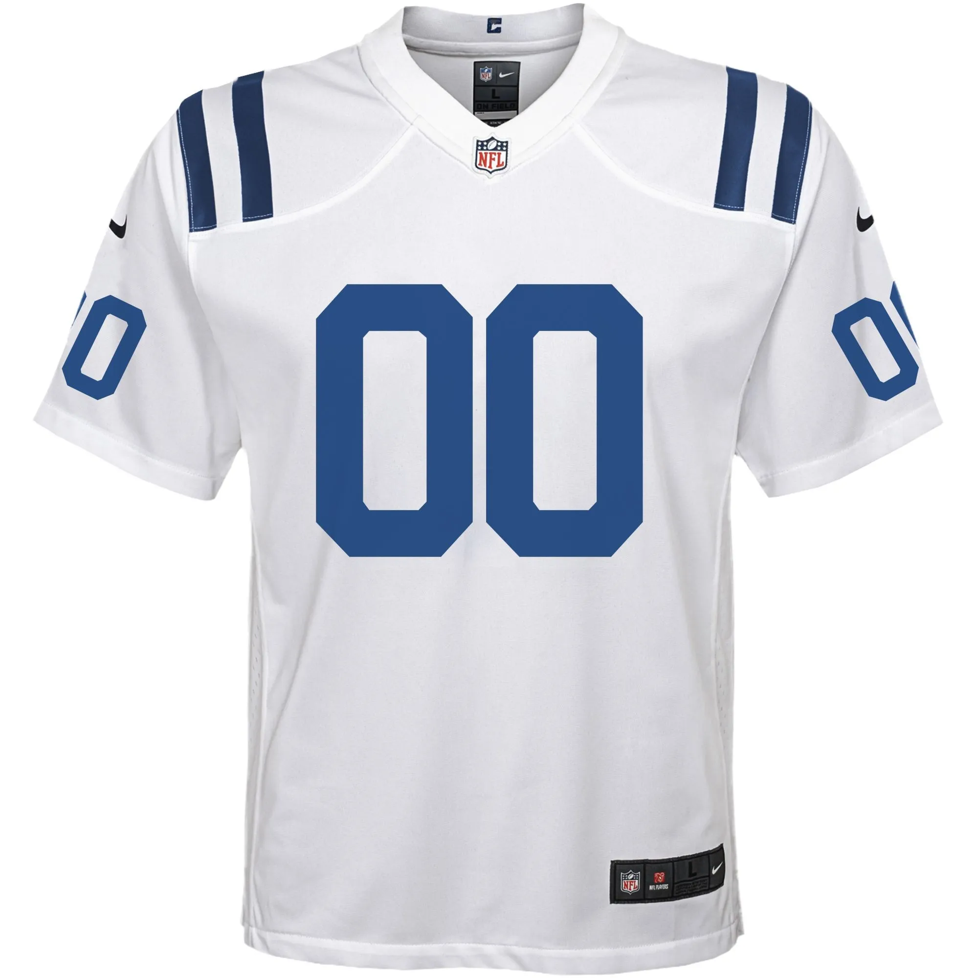 Indianapolis Colts Youth Custom Game Jersey - White