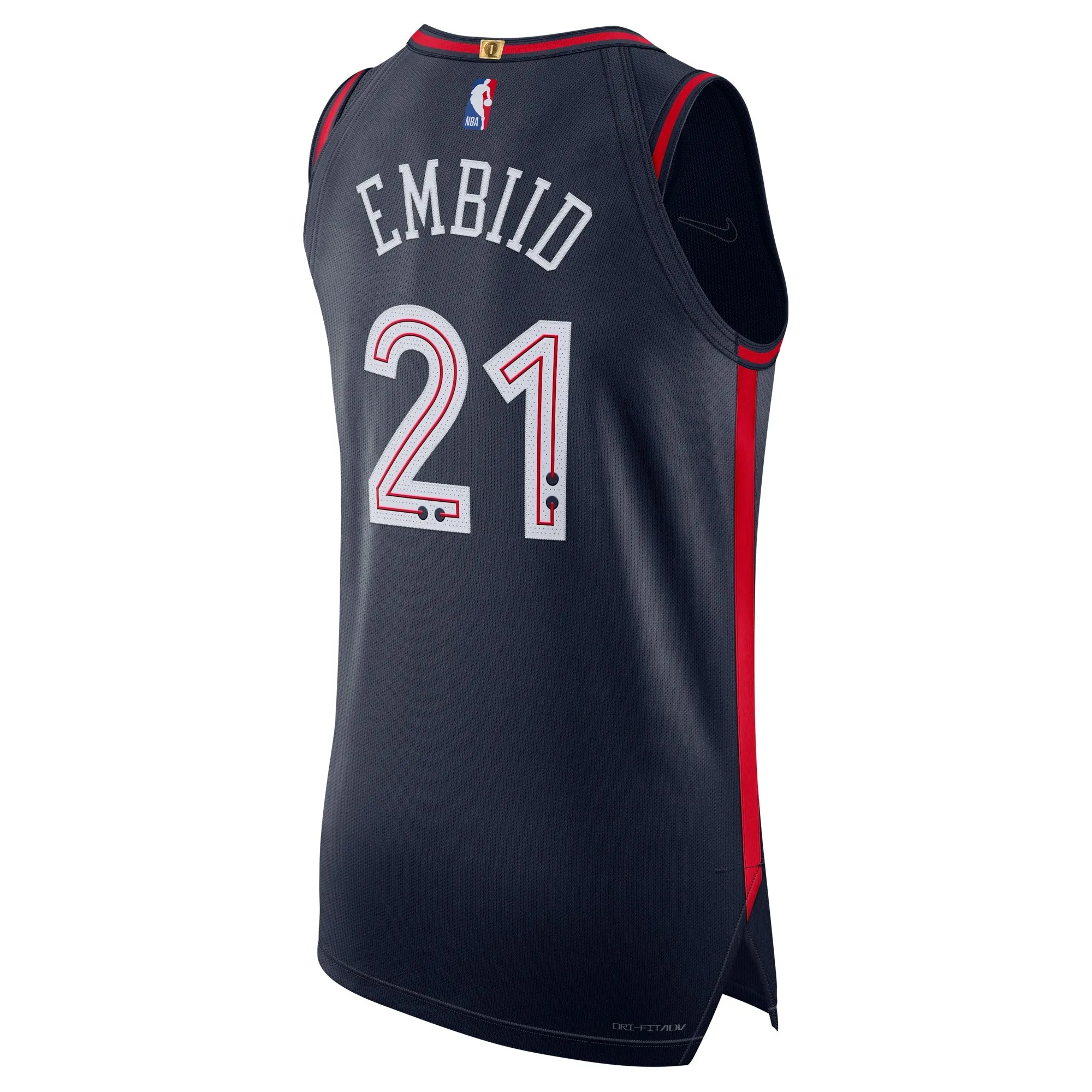 Joel Embiid Philadelphia 76ers   Jersey - City Edition - Navy