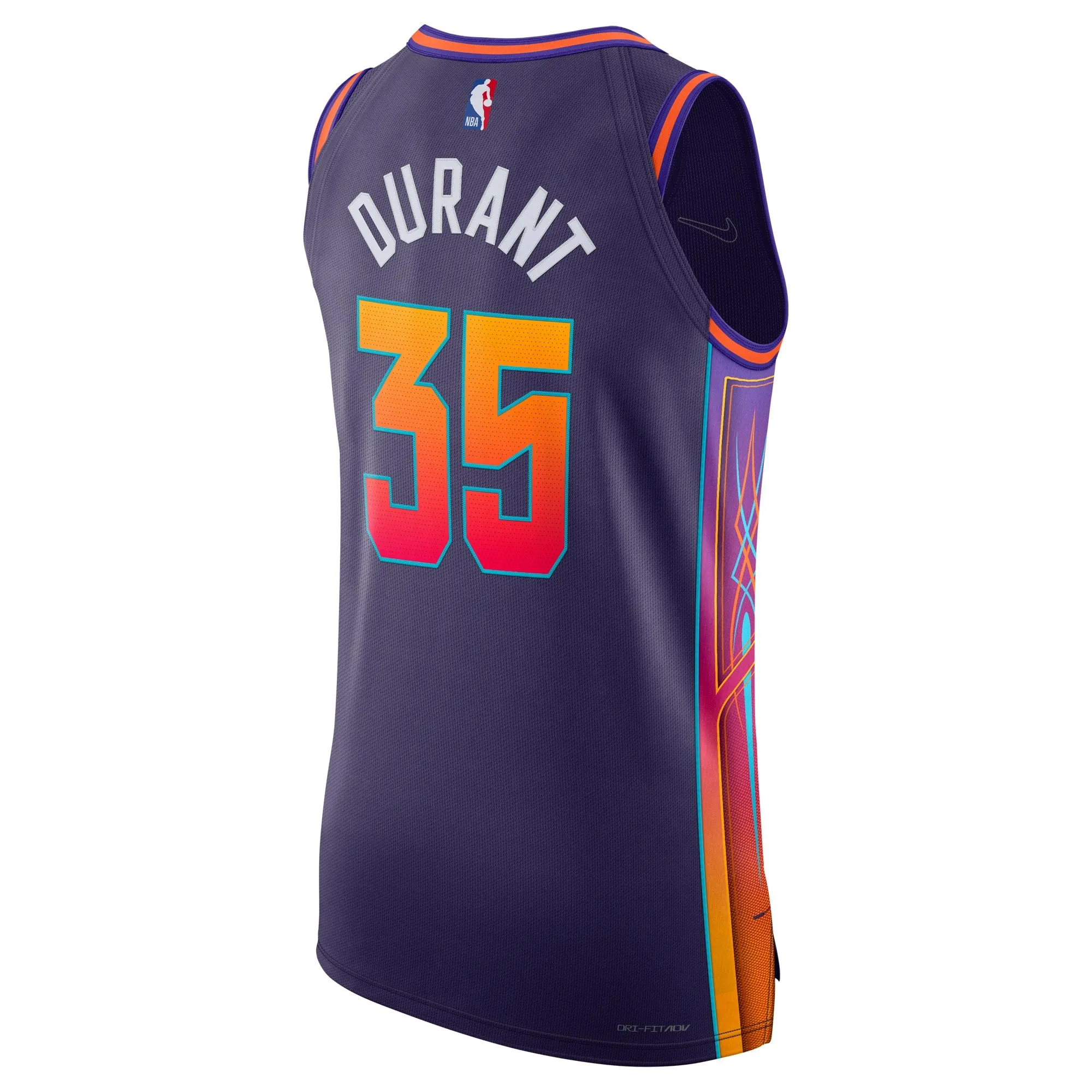 Kevin Durant Phoenix Suns   Jersey - City Edition - Purple