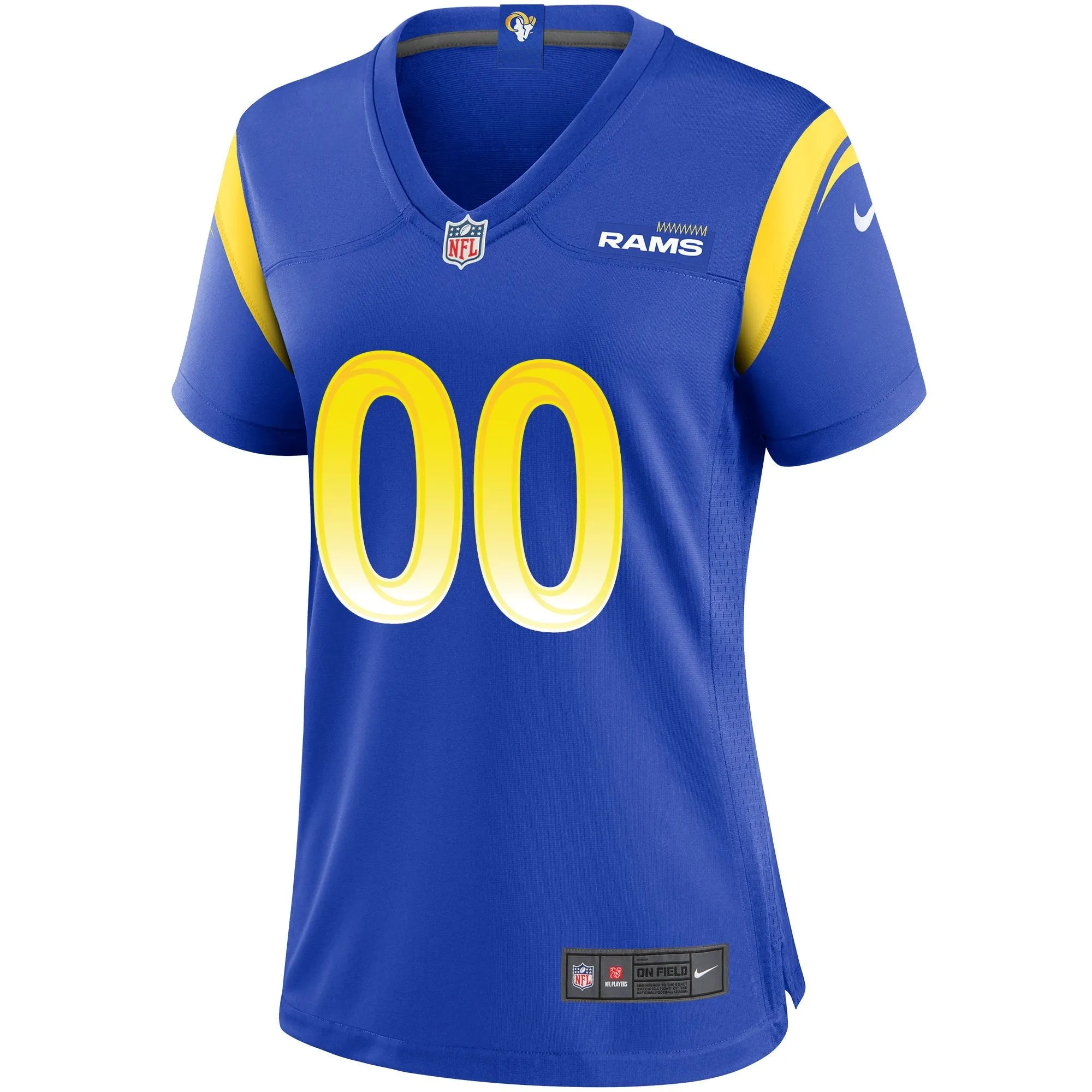 Los Angeles Rams Women's Custom Game Jersey - Royal