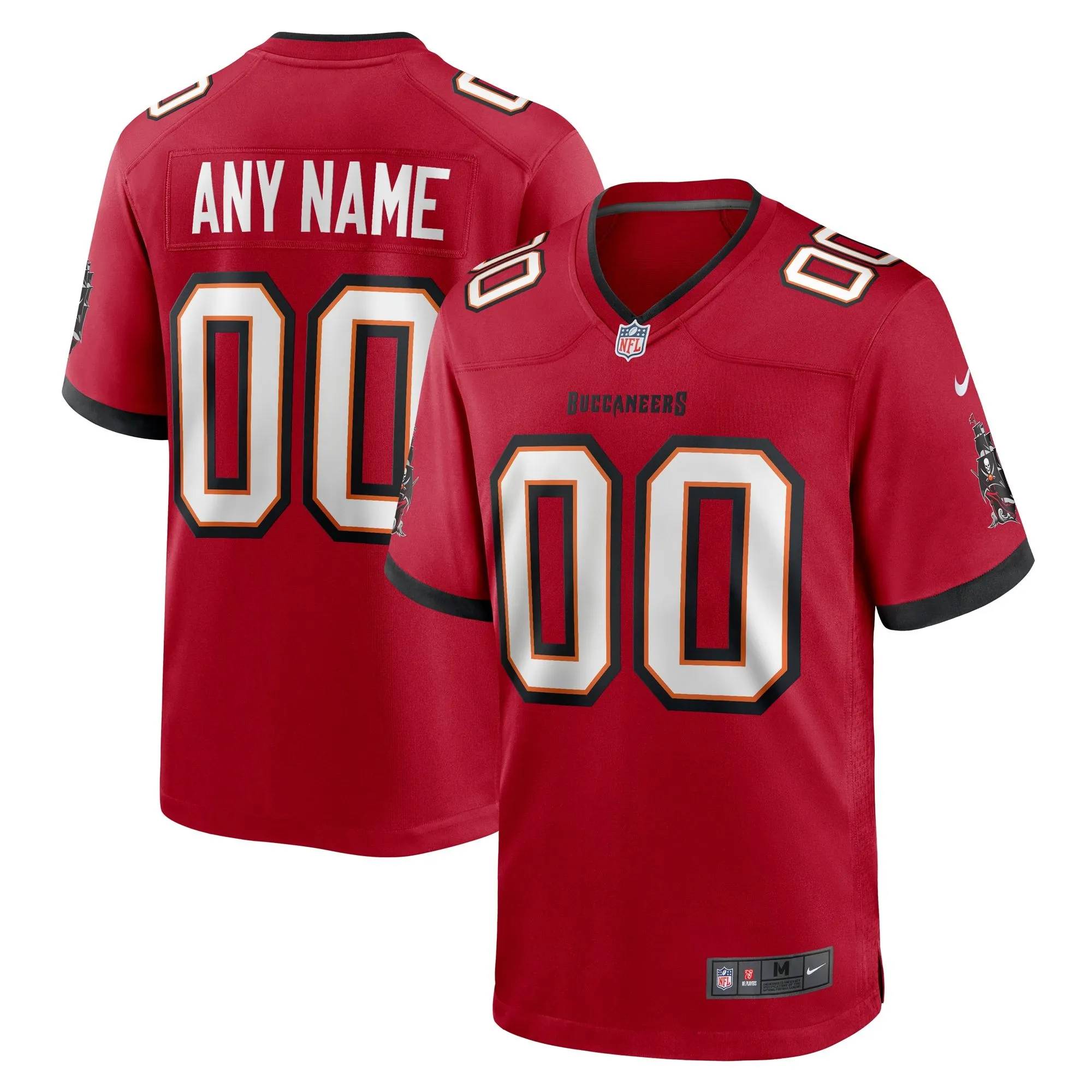 Tampa Bay Buccaneers Custom Game Jersey - Red