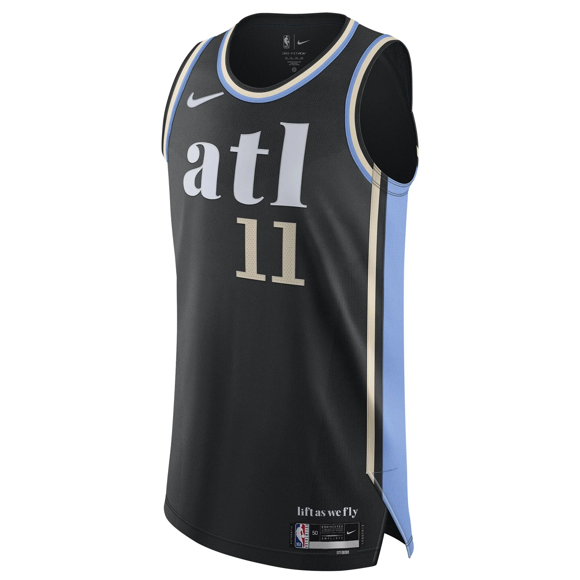 Trae Young Atlanta Hawks   Jersey - City Edition - Black