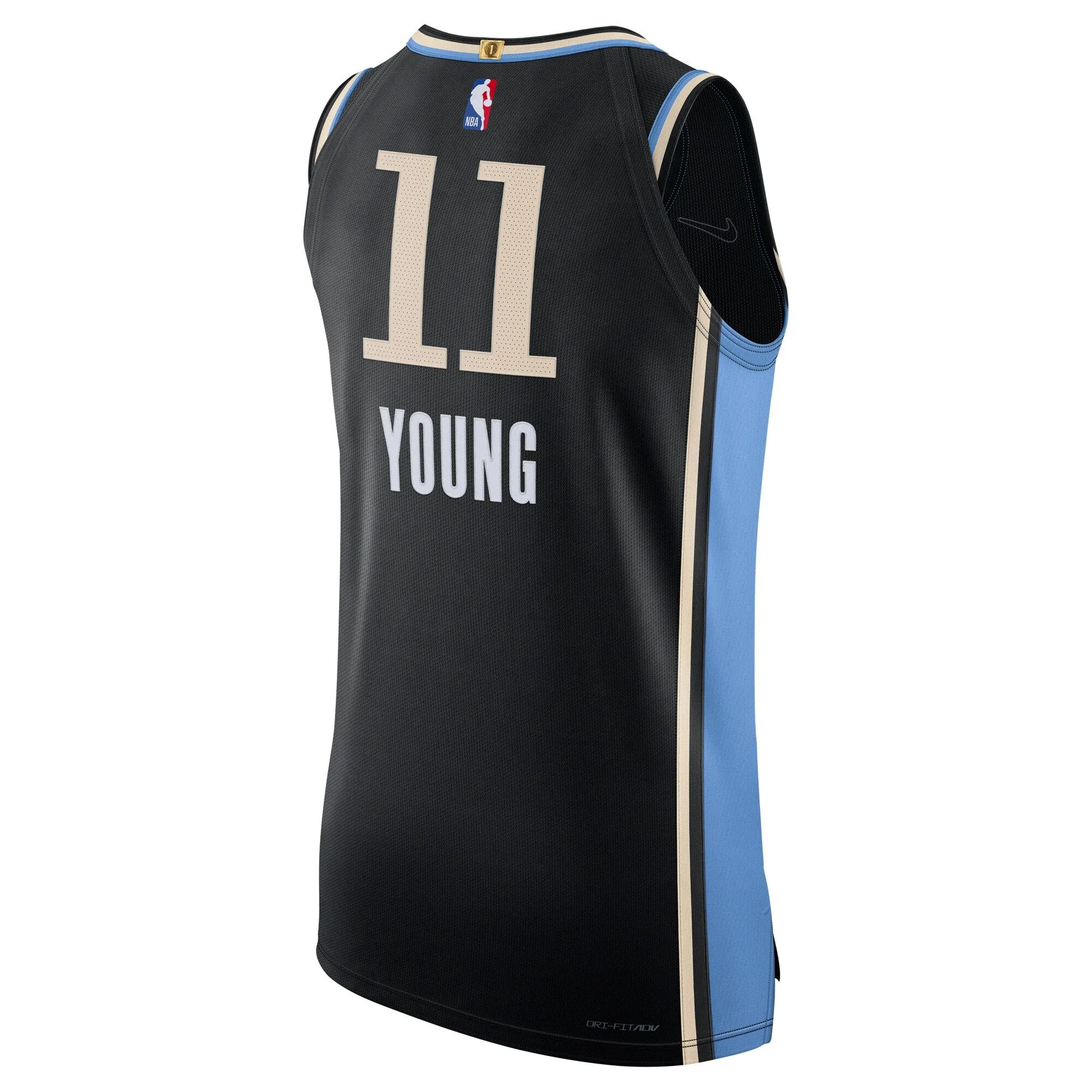 Trae Young Atlanta Hawks   Jersey - City Edition - Black