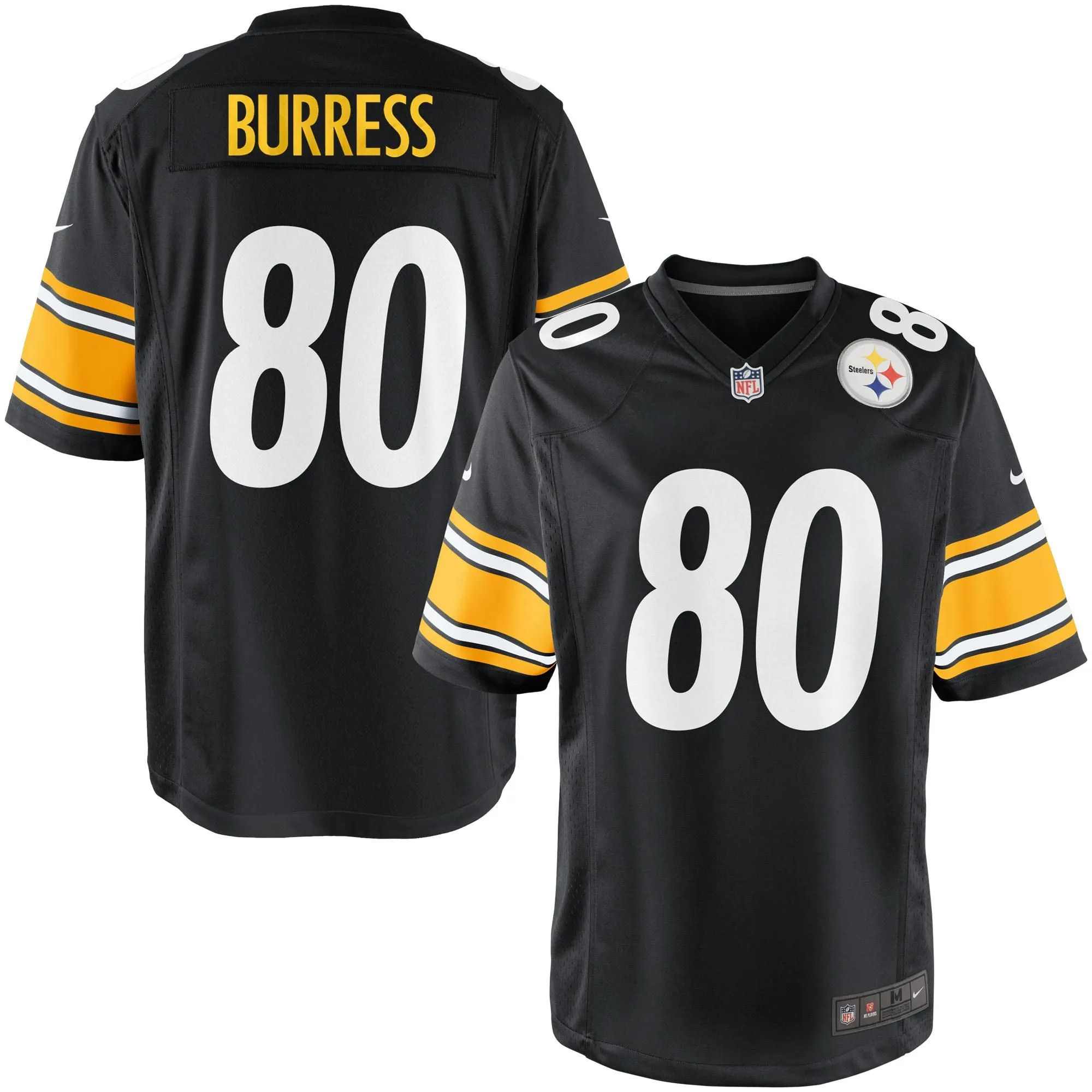 Youth Pittsburgh Steelers Plaxico Burress Team Color Game Jersey