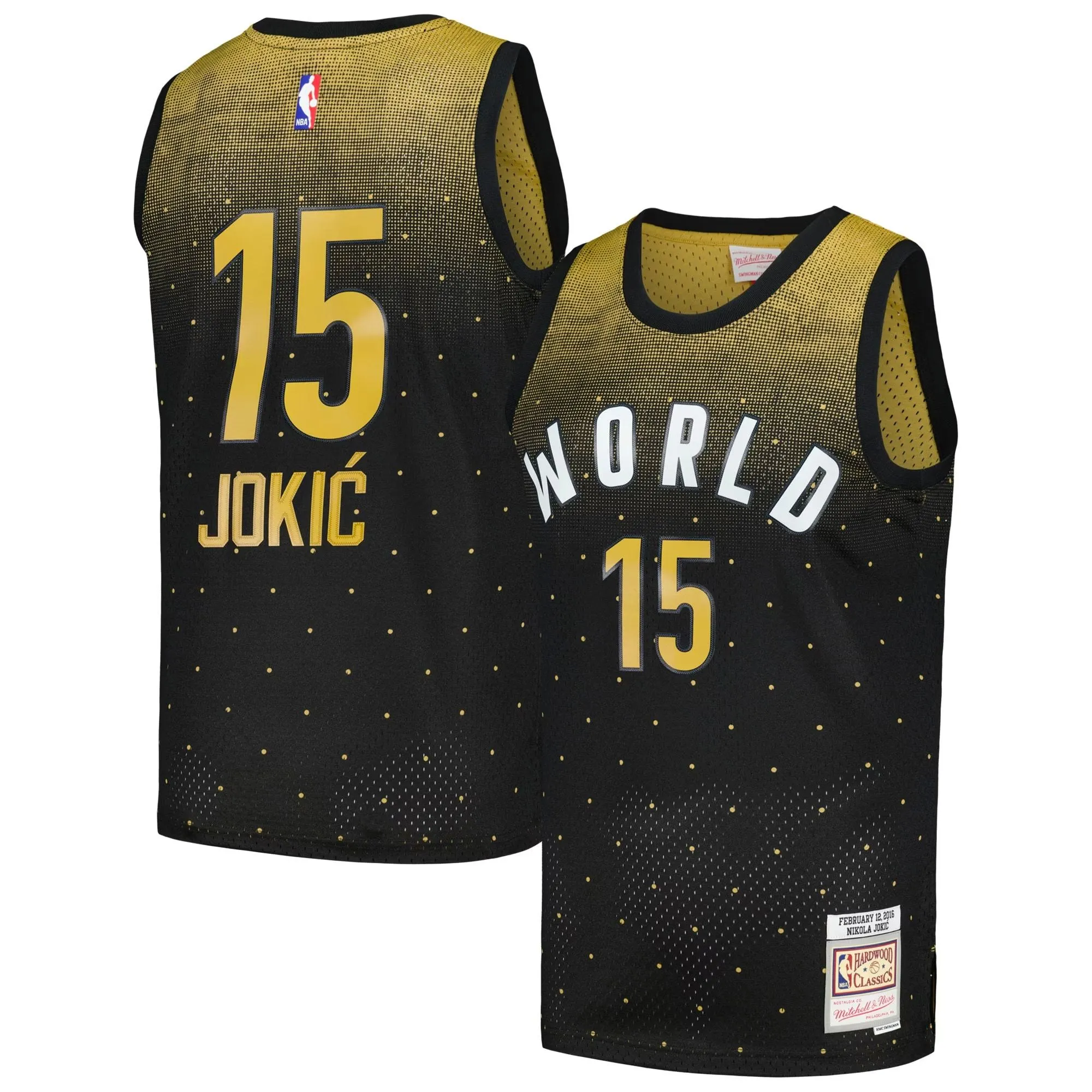 Nikola Jokic 2016 NBA Rising Stars Challenge Mitchell & Ness Hardwood Classics Swingman Jersey - Black