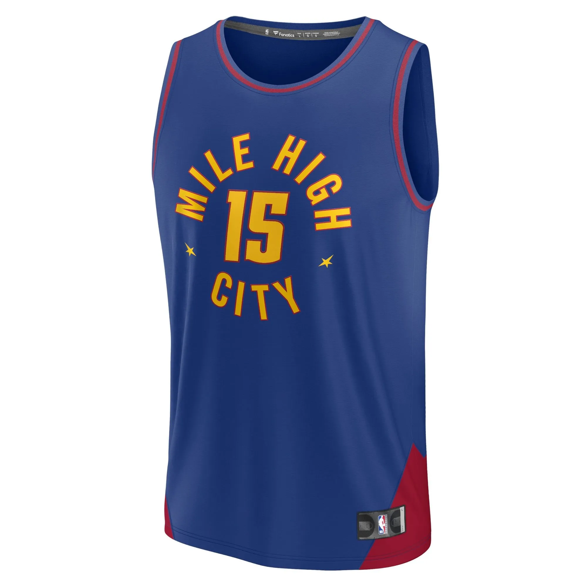 Nikola Jokic Denver Nuggets Fanatics Branded Fast Break Replica Player Jersey - Statement Edition - Navy