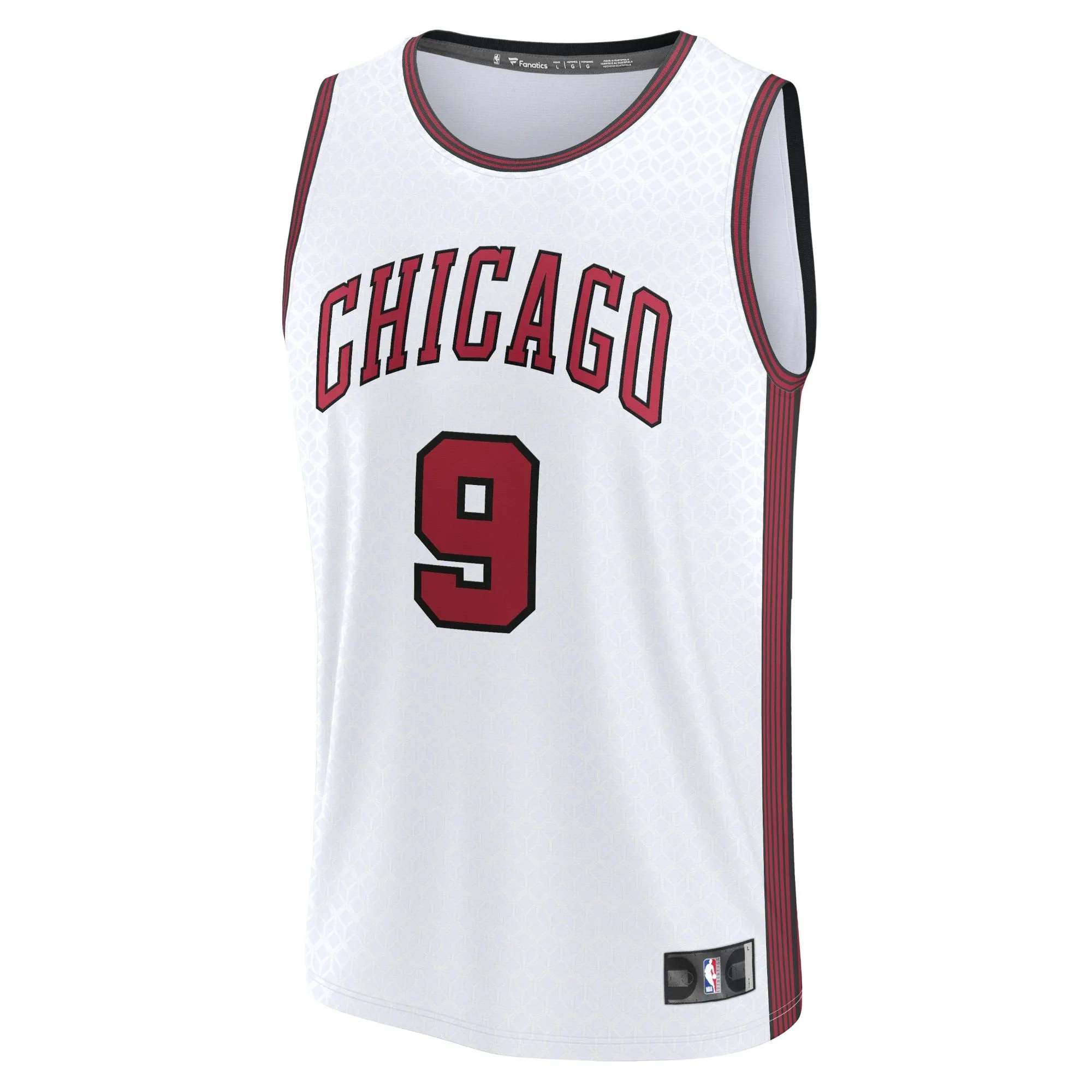 Nikola Vucevic Chicago Bulls Fanatics Branded Fastbreak Jersey - City Edition - White