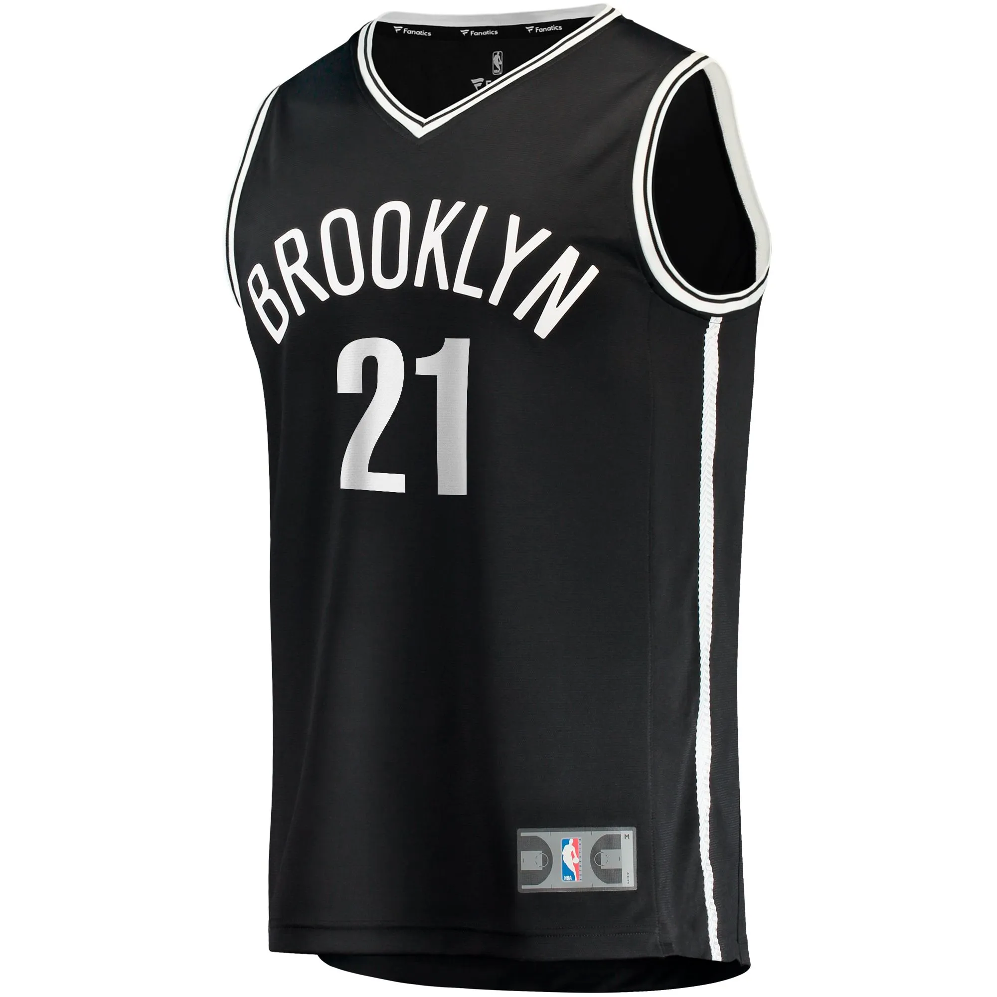 Noah Clowney Brooklyn Nets Fanatics Branded  Fast Break Replica Jersey - Icon Edition - Black