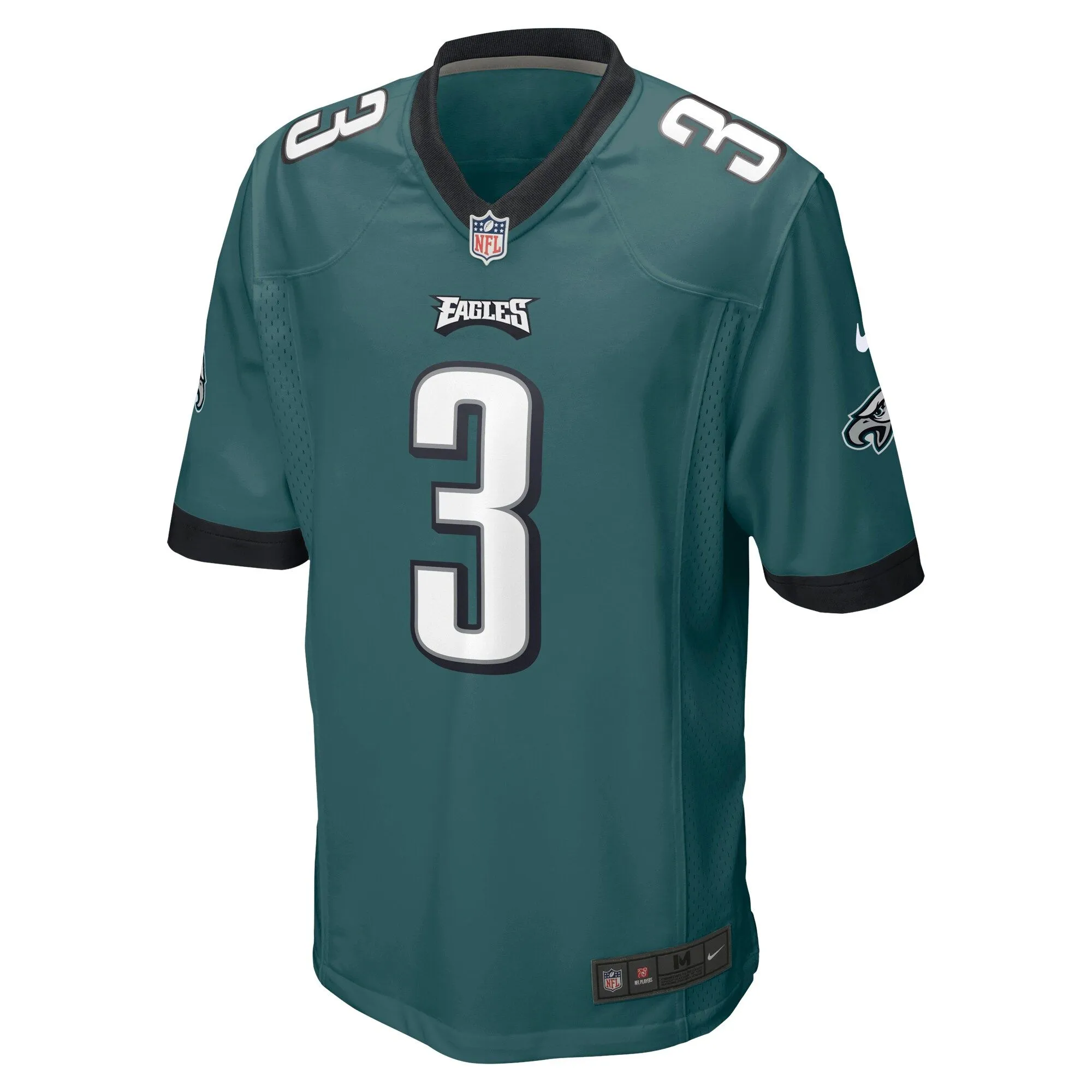 Nolan Smith Philadelphia Eagles  2023 NFL Draft First Round Pick Game Jersey - Midnight Green