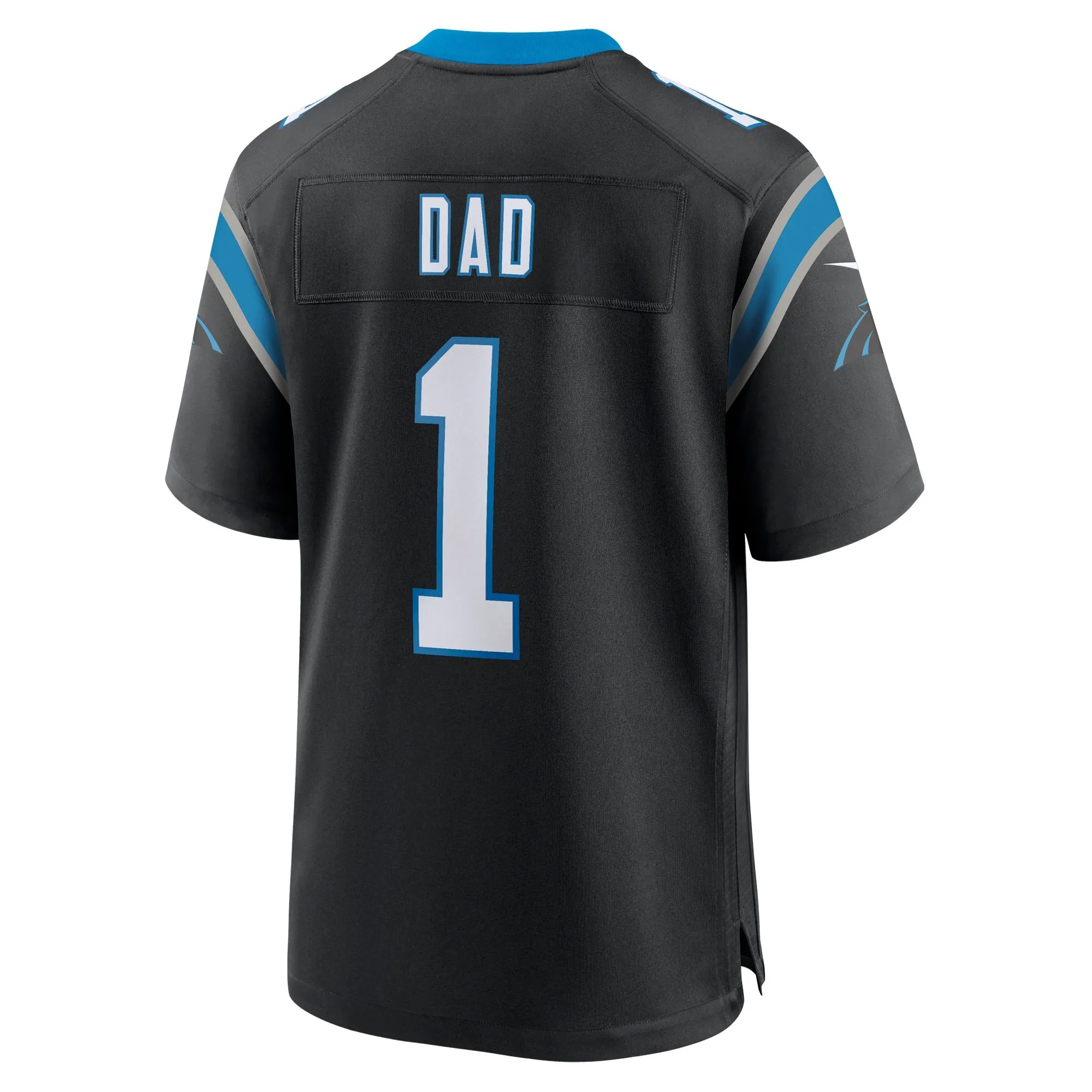 Number 1 Dad Carolina Panthers  Game Jersey - Black