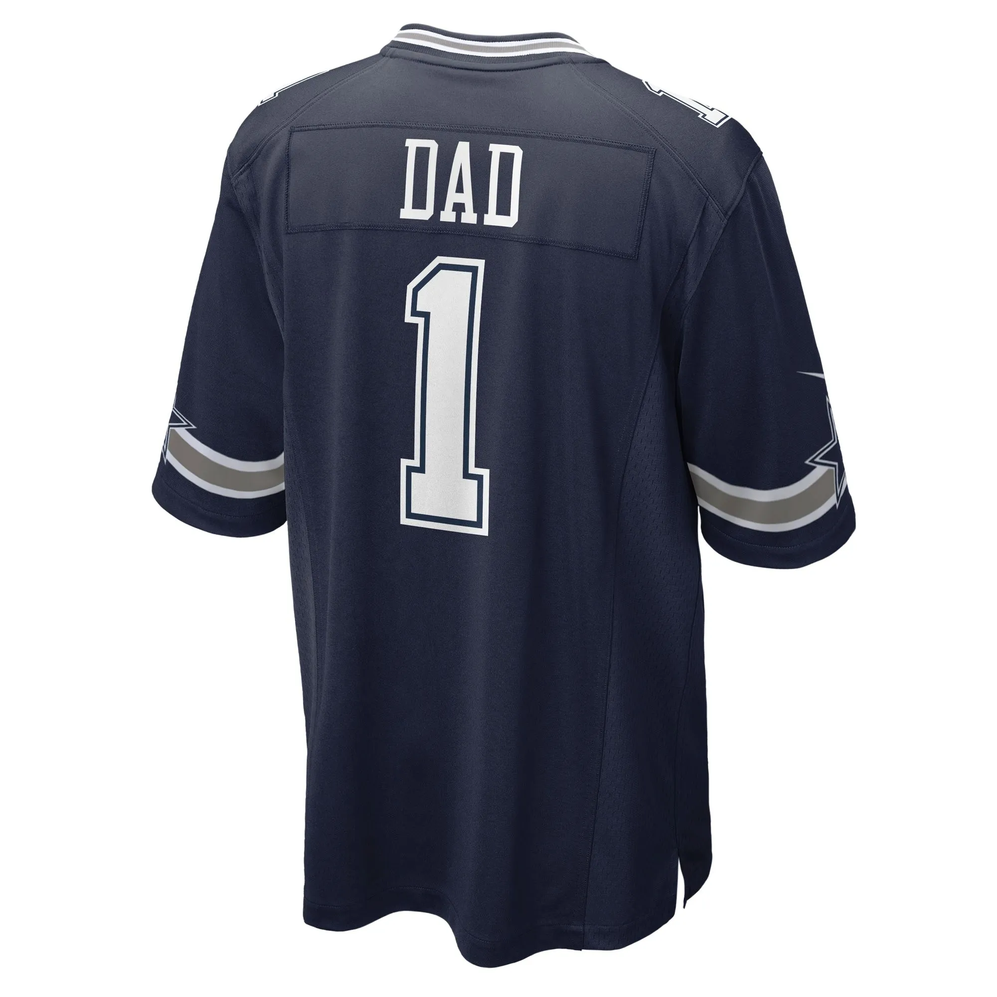 Number 1 Dad Dallas Cowboys  Game Jersey - Navy