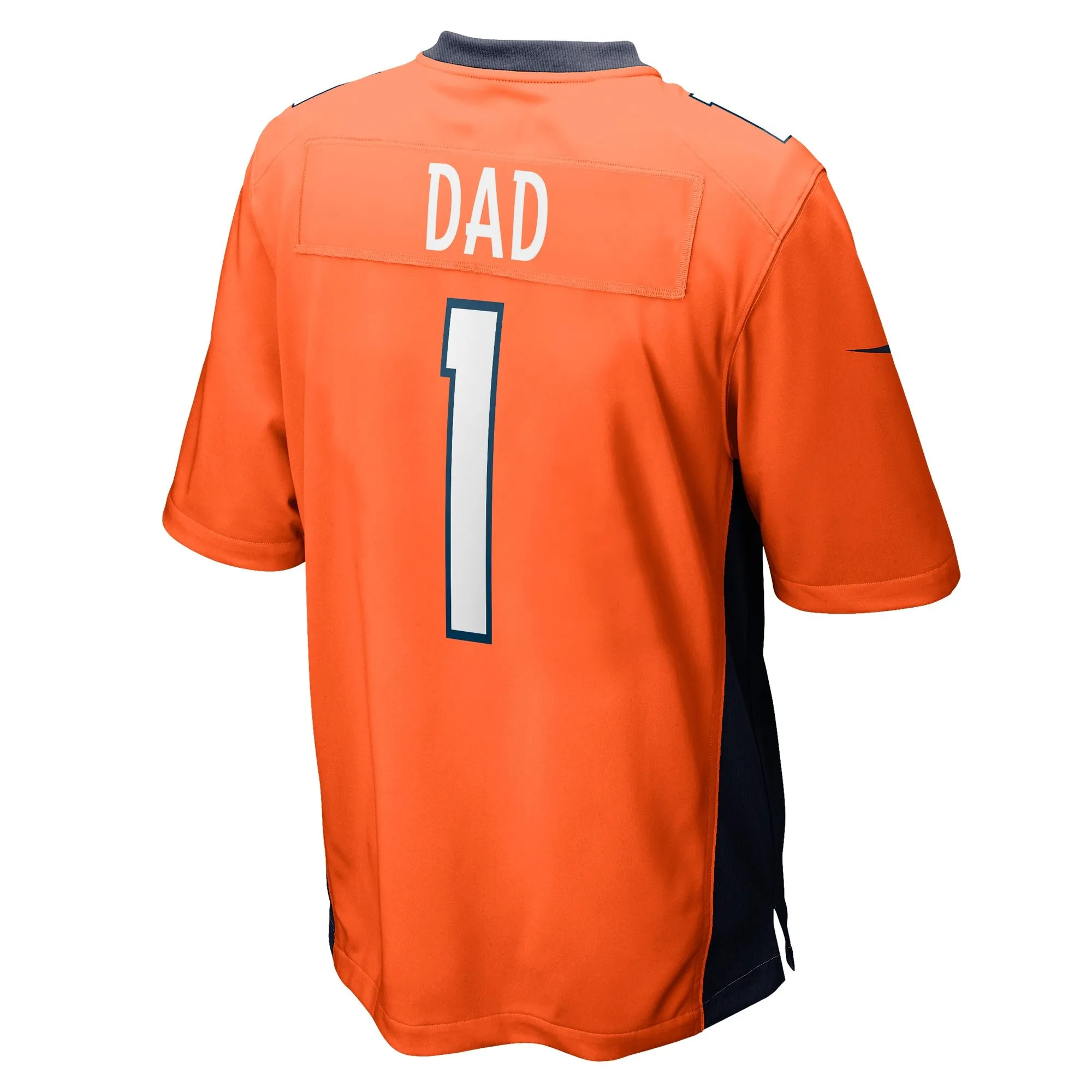 Number 1 Dad Denver Broncos  Game Jersey - Orange