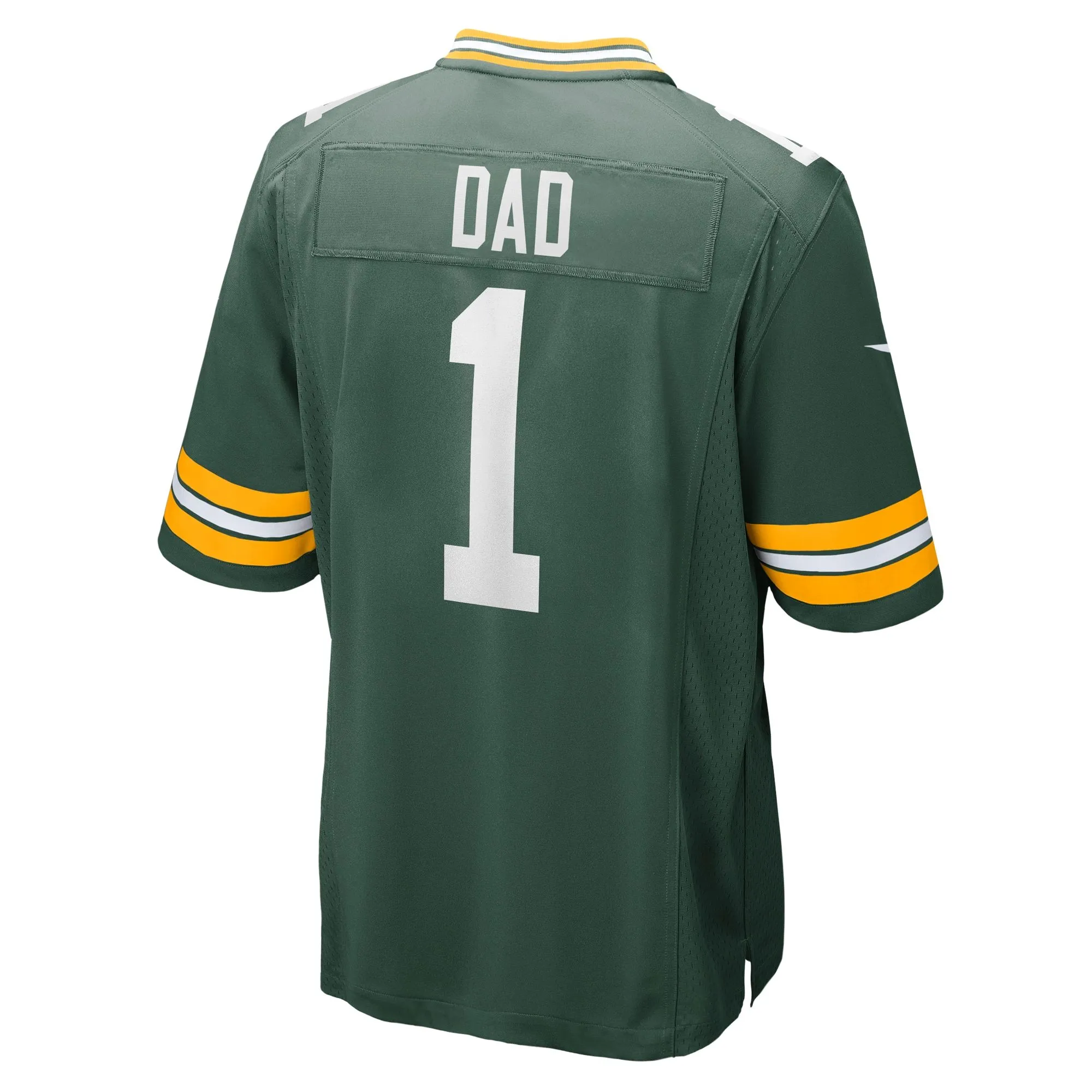 Number 1 Dad Green Bay Packers  Game Jersey - Green