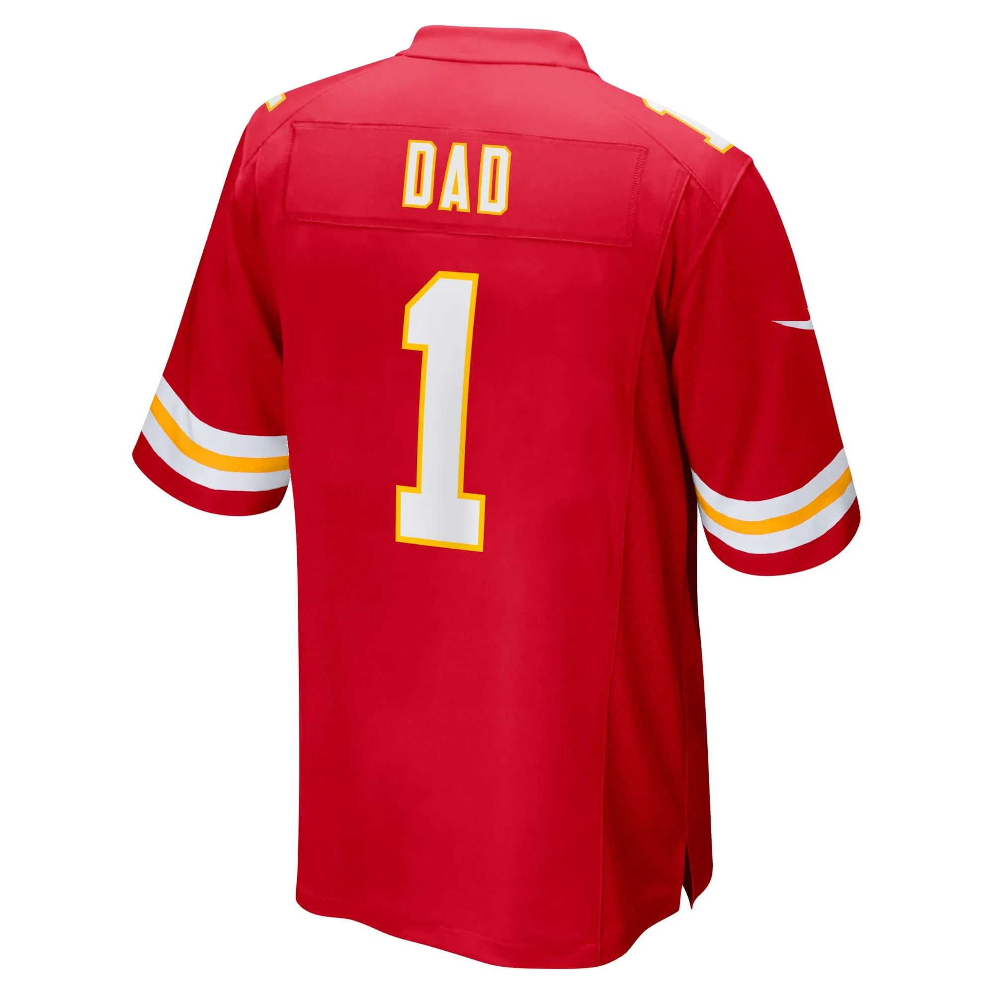 Number 1 Dad Kansas City Chiefs  Game Jersey - Red