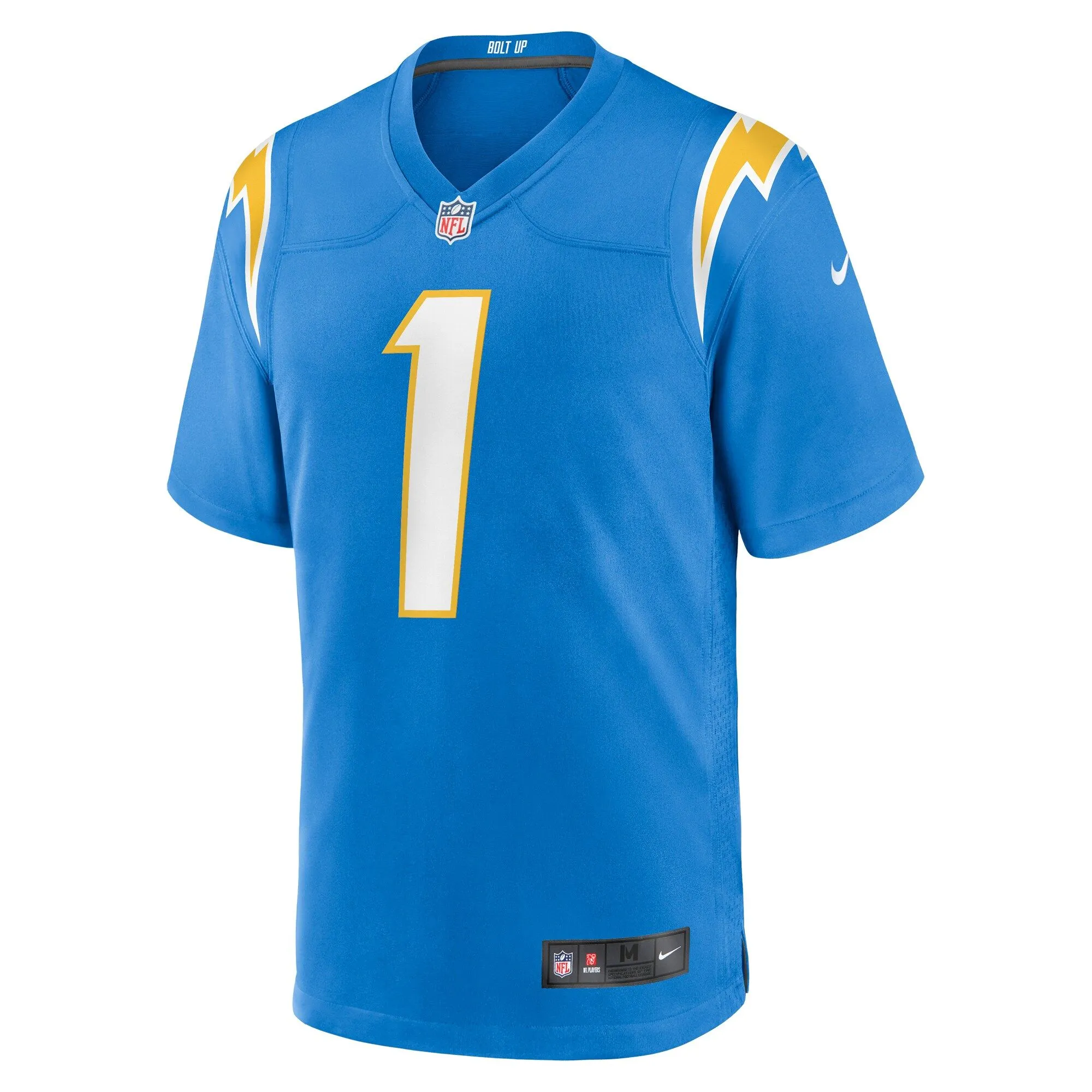 Number 1 Dad Los Angeles Chargers  Game Jersey - Powder Blue