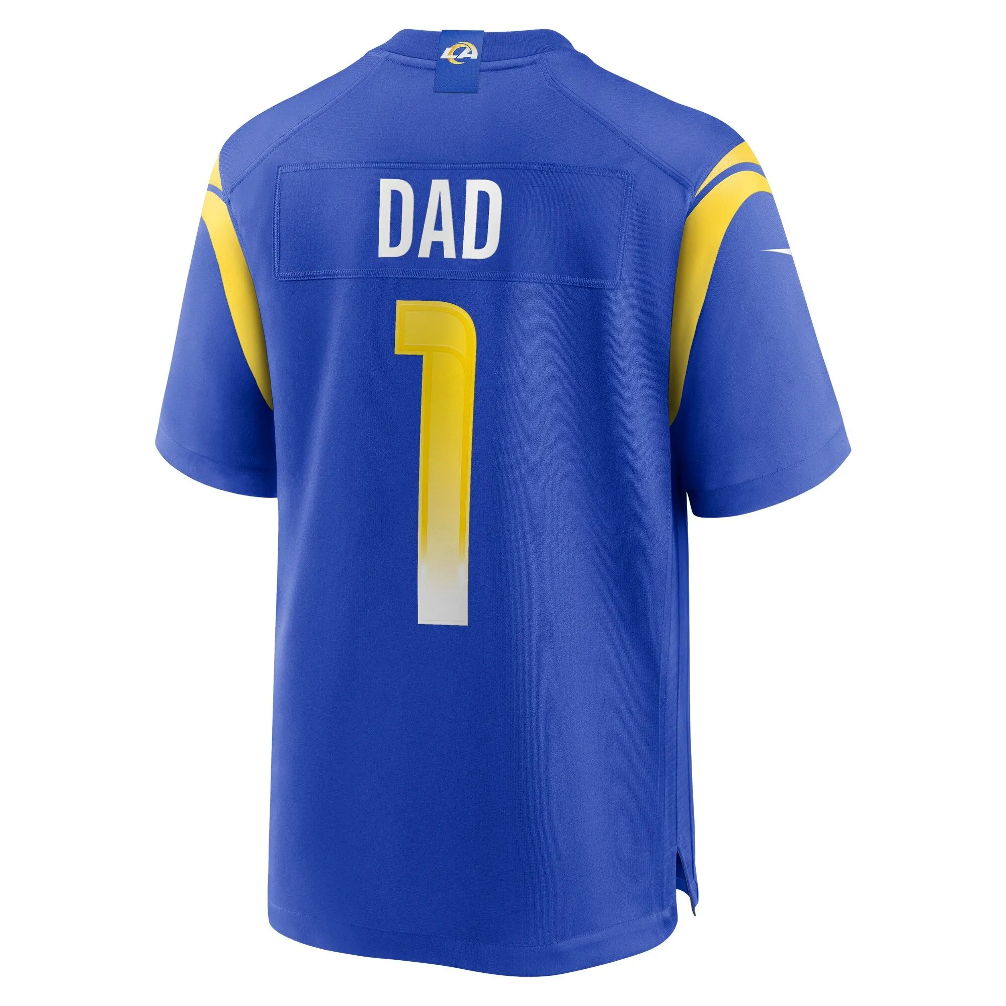 Number 1 Dad Los Angeles Rams  Game Jersey - Royal