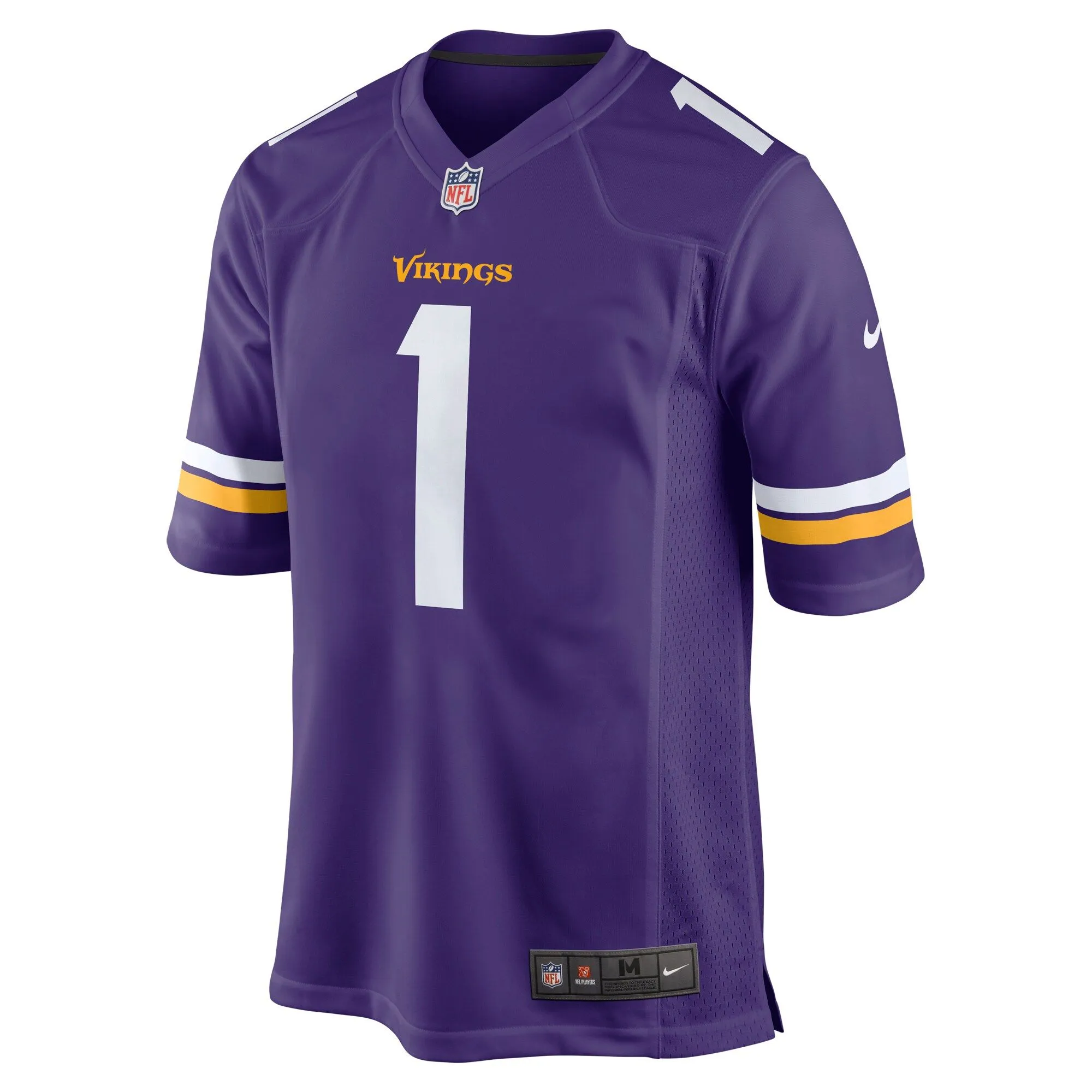 Number 1 Dad Minnesota Vikings  Game Jersey - Purple