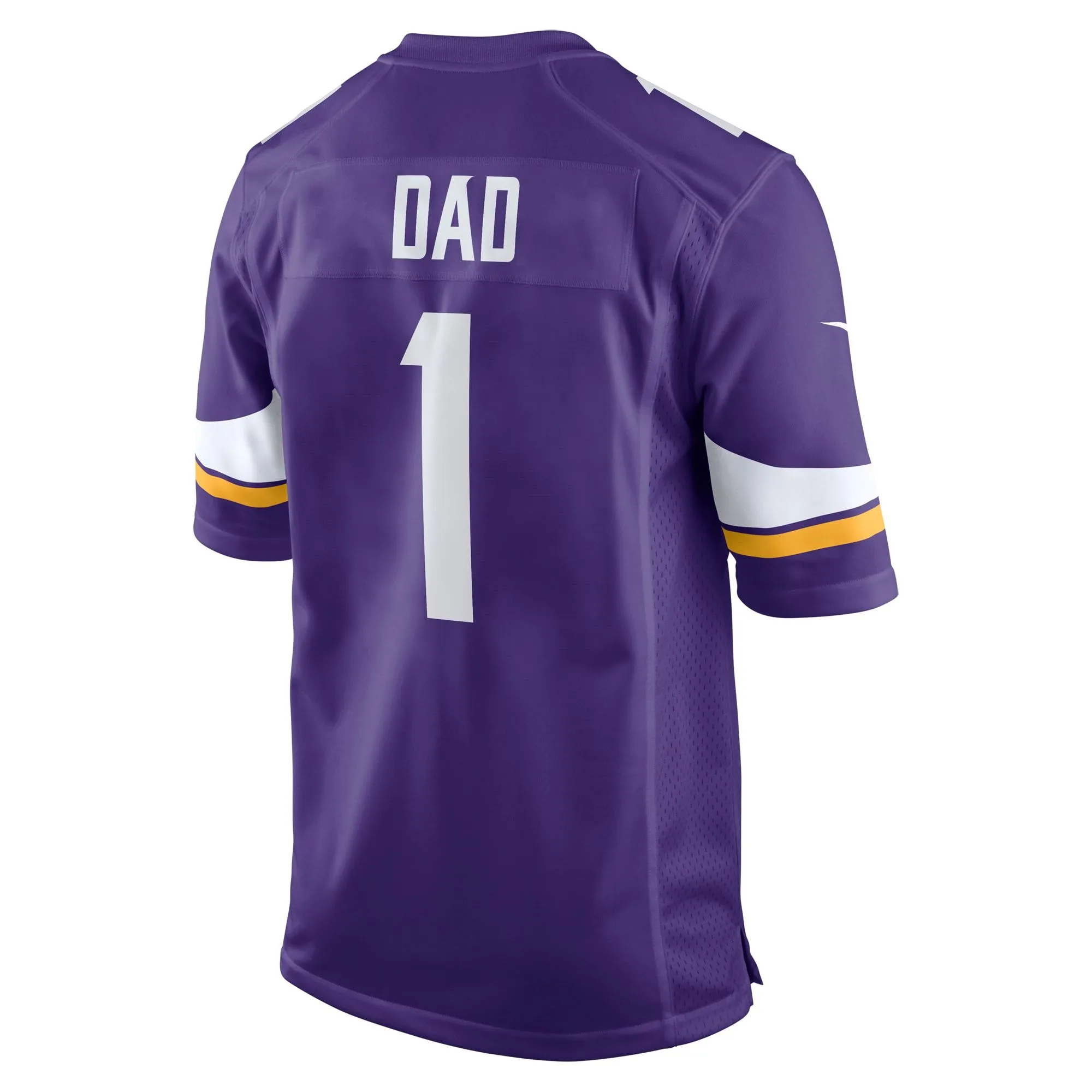 Number 1 Dad Minnesota Vikings  Game Jersey - Purple