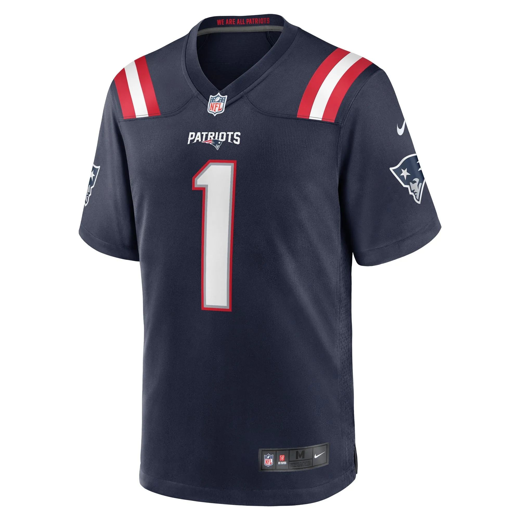 Number 1 Dad New England Patriots  Game Jersey - Navy