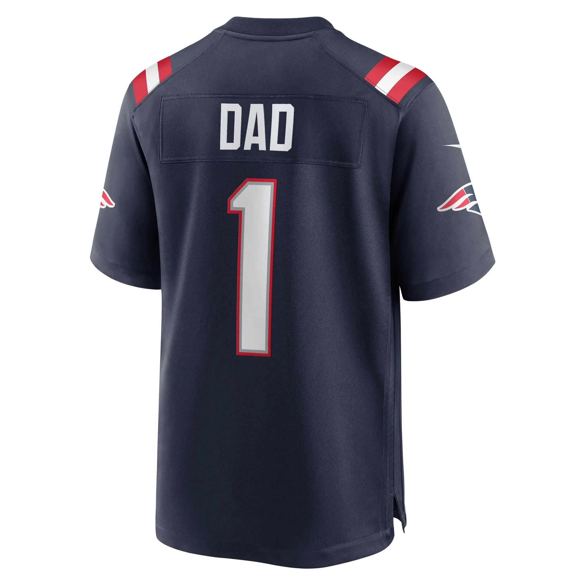 Number 1 Dad New England Patriots  Game Jersey - Navy