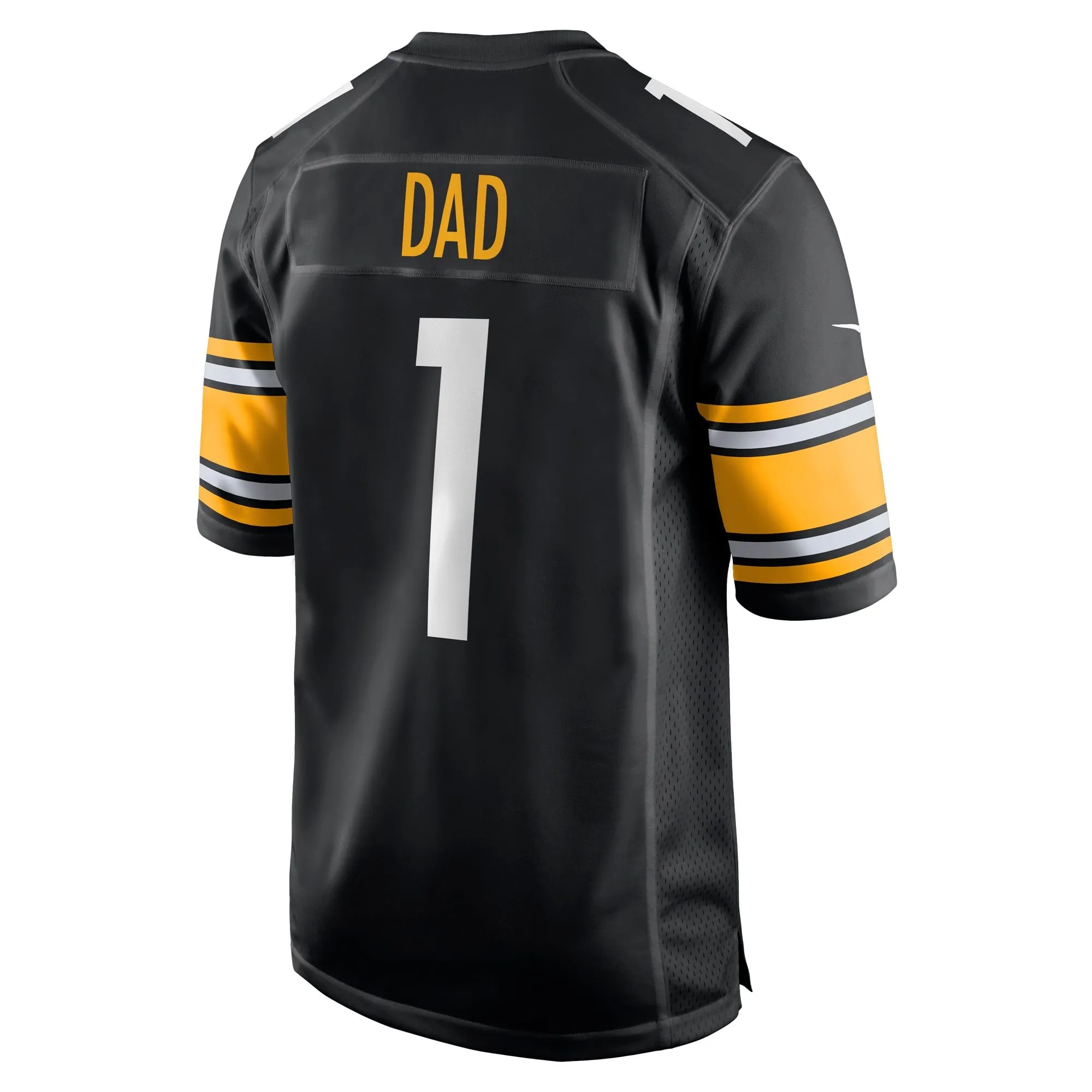 Number 1 Dad Pittsburgh Steelers  Game Jersey - Black